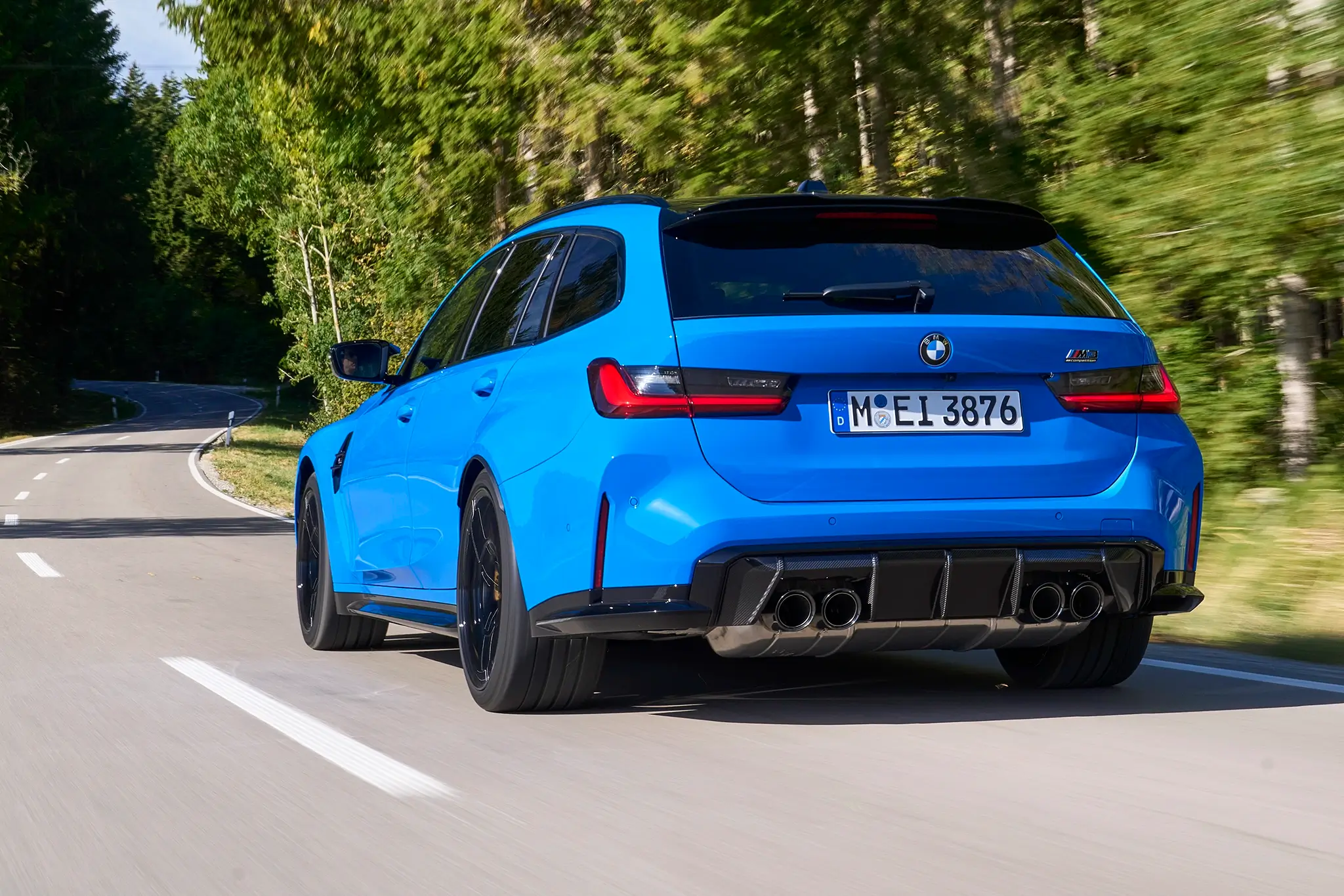 M3 Touring - traseira em andamento