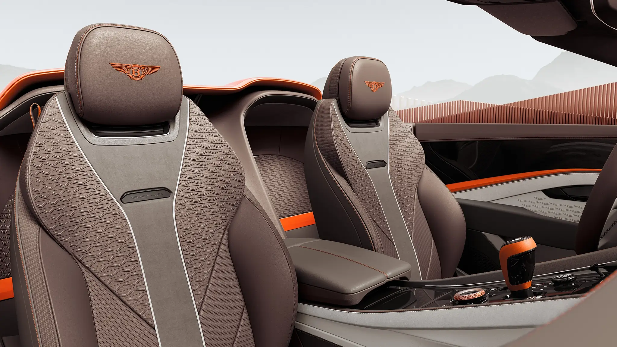 Bentley Batur Convertible - assentos