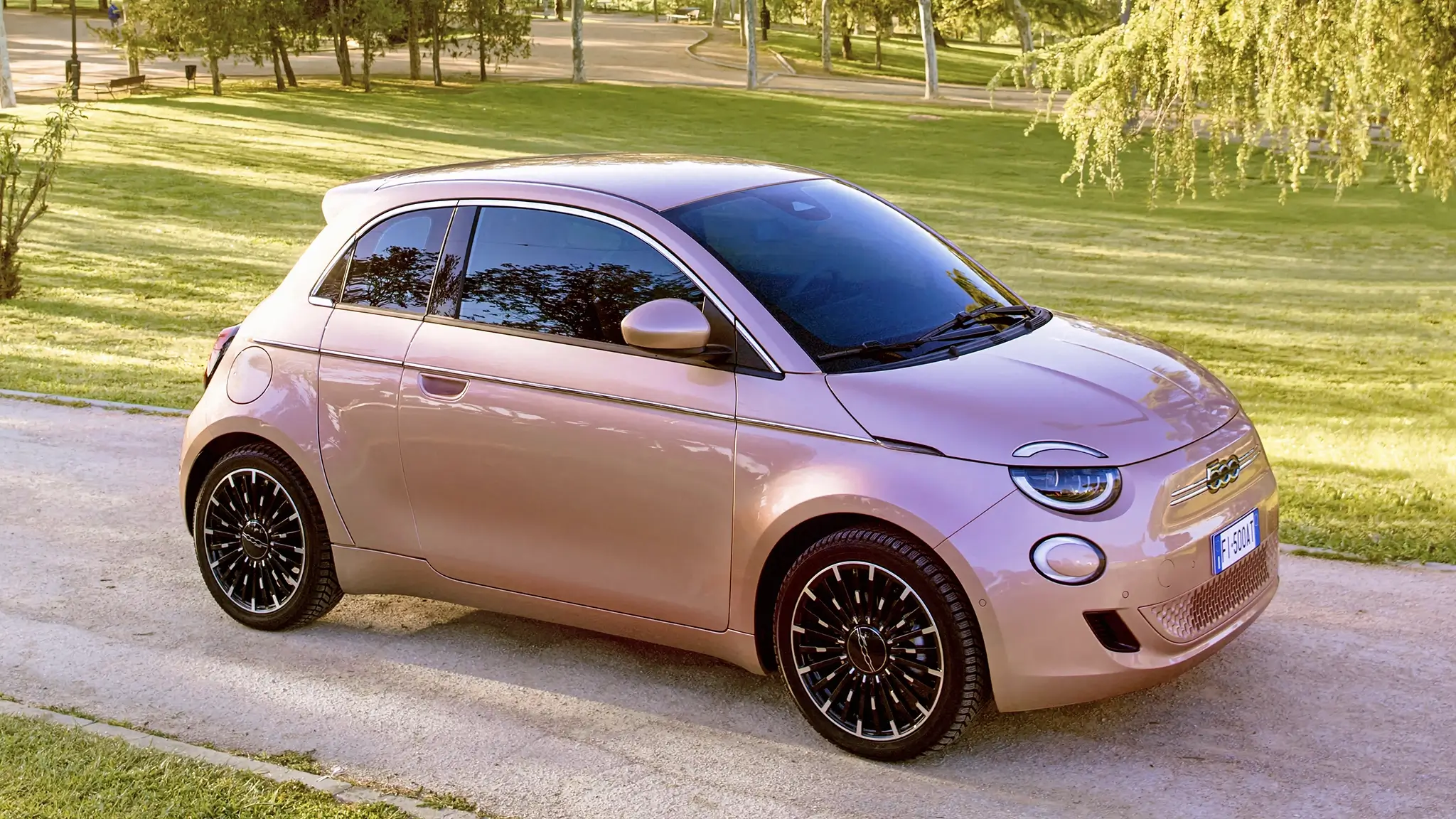 Fiat 500e - 3/4 de frente