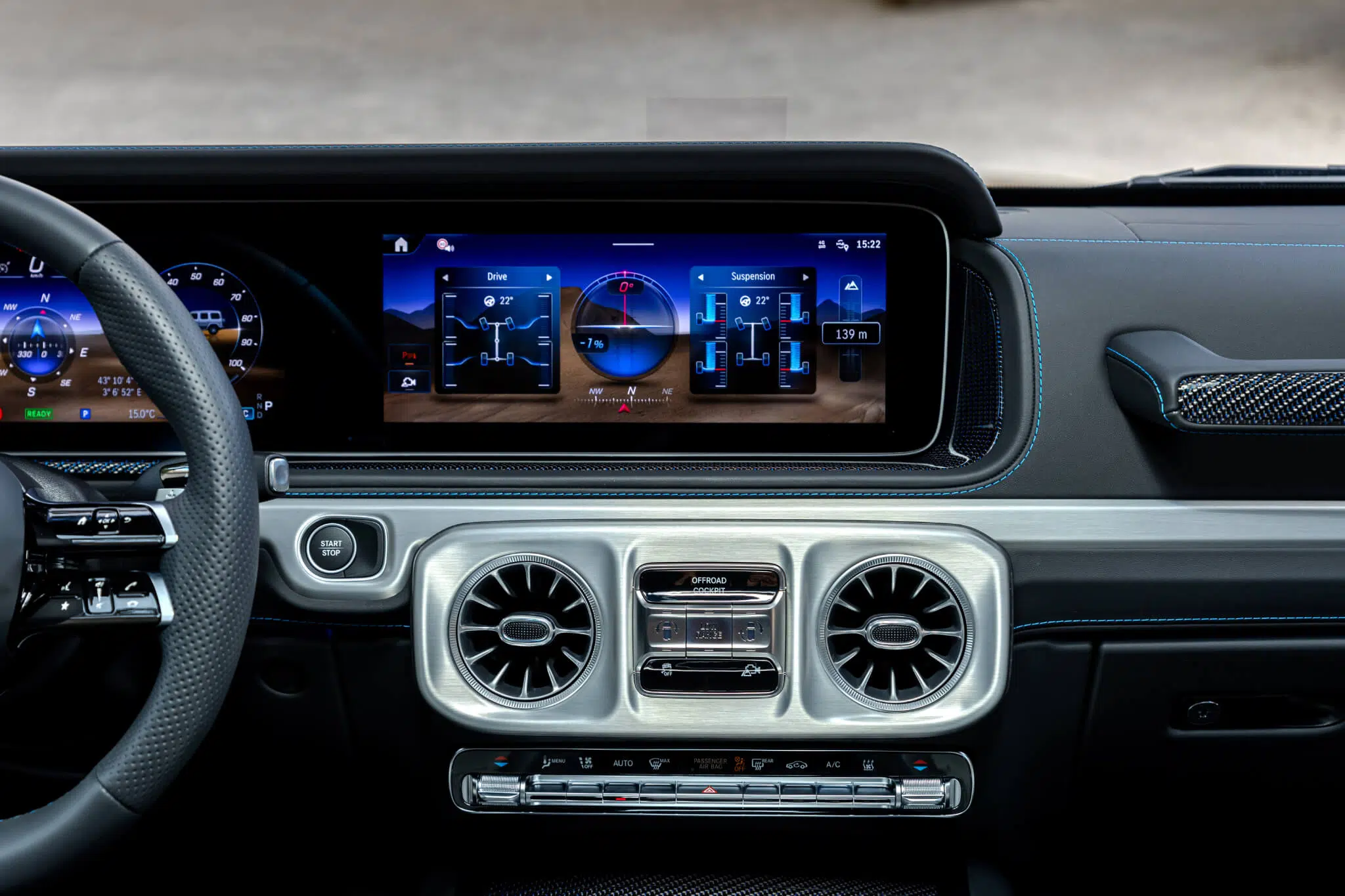 Mercedes-Benz G 580 ecrã