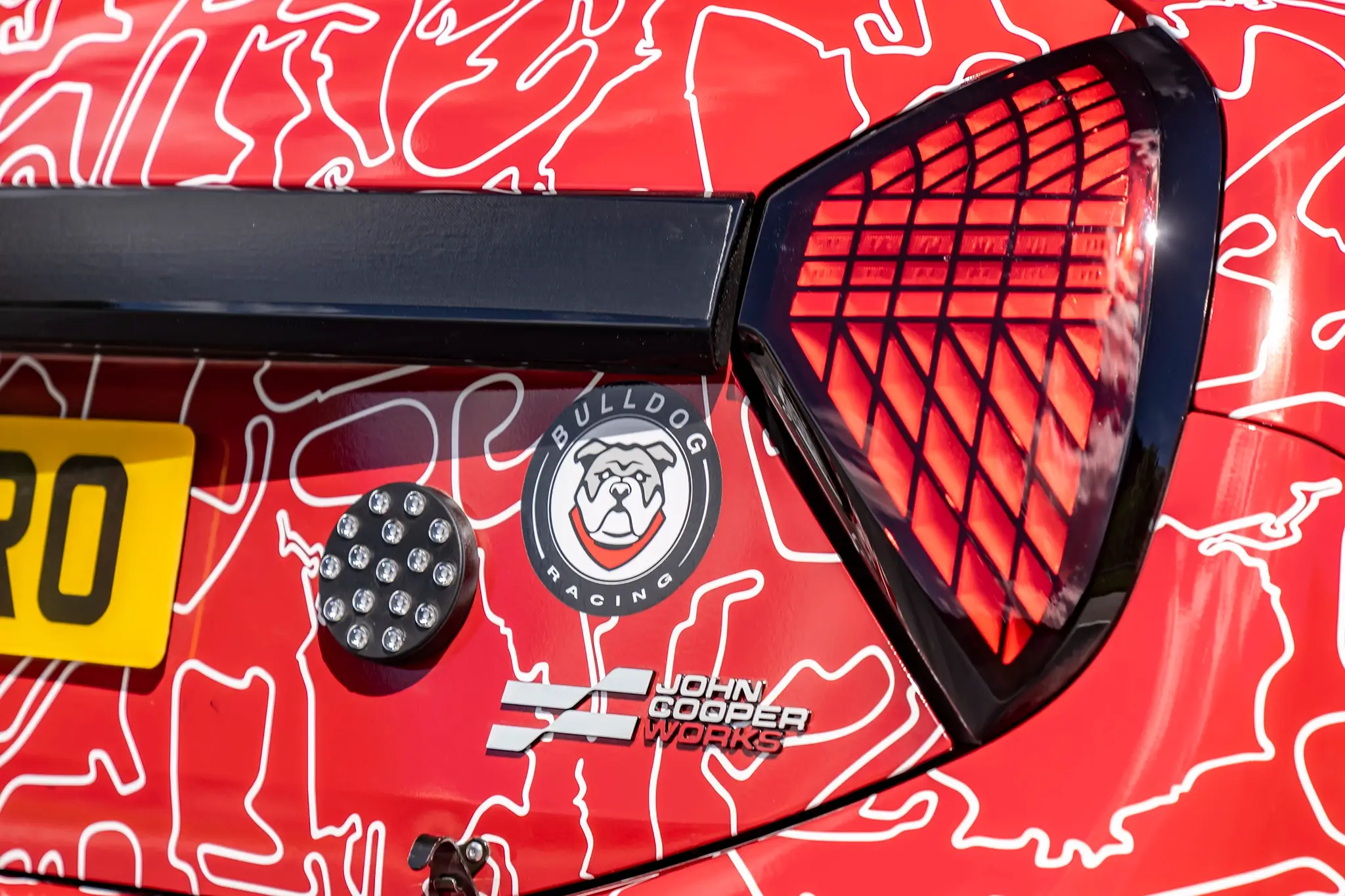 MINI Cooper JCW 24h Nür - logótipo traseira