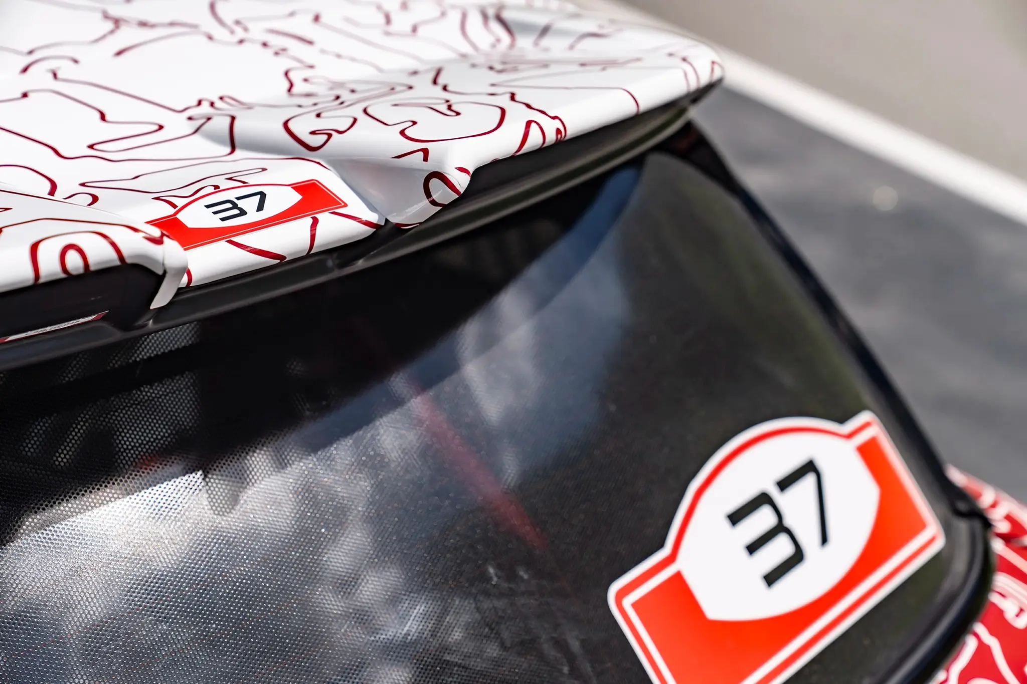 MINI Cooper JCW 24h Nür - detalhe spoiler traseiro