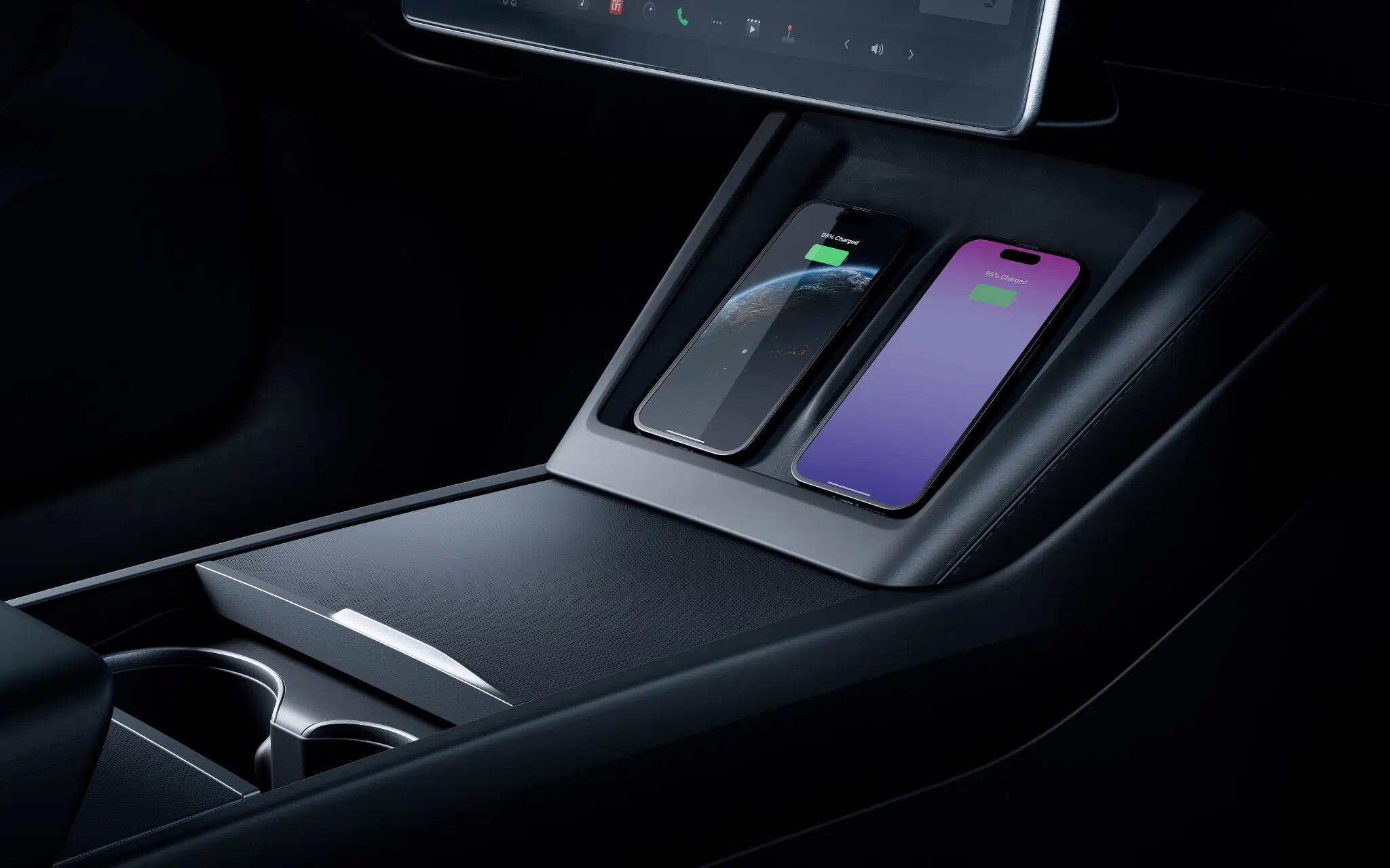 consola central Tesla Model 3