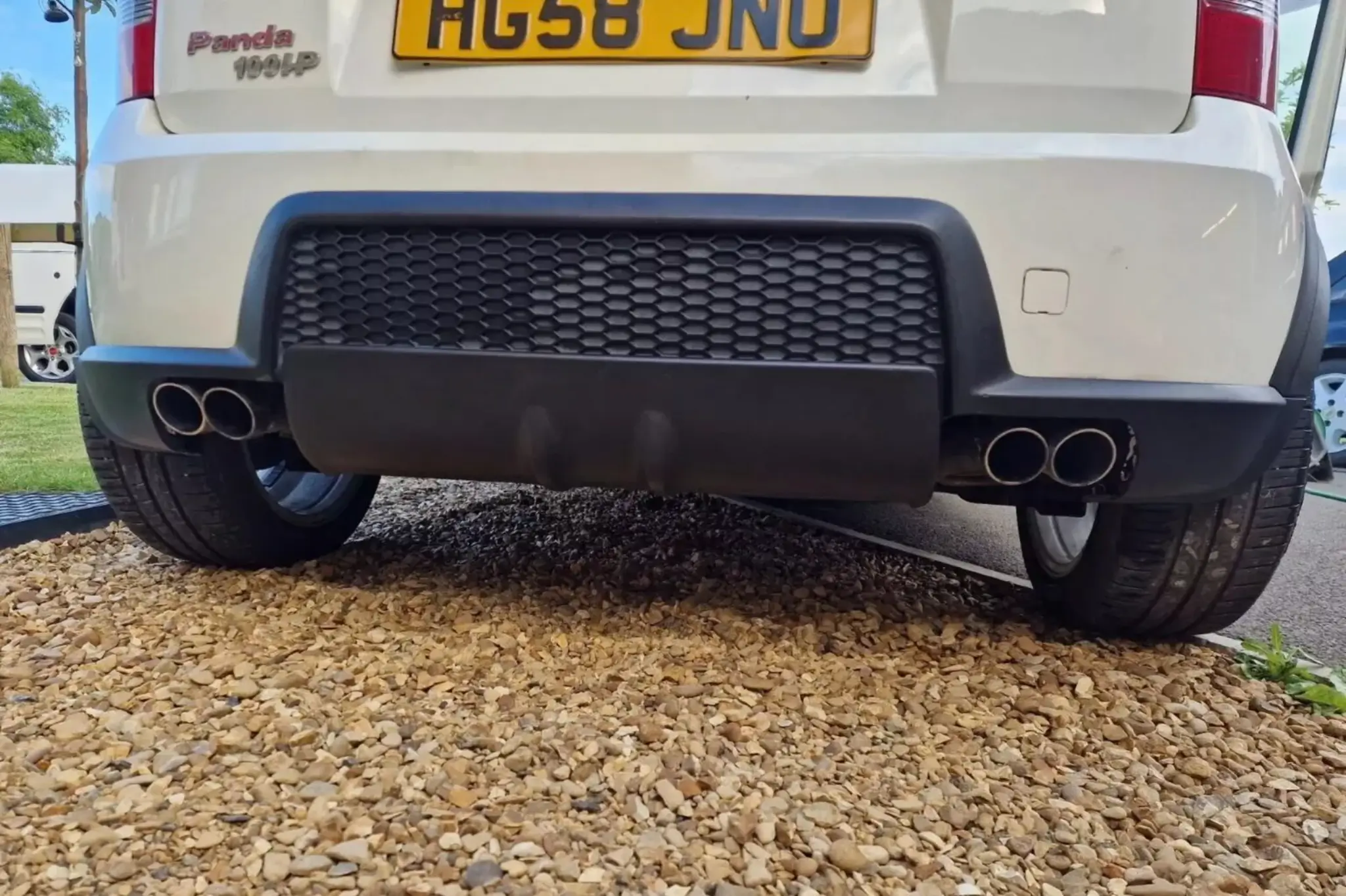 quatro escapes FIAT Panda Abarth