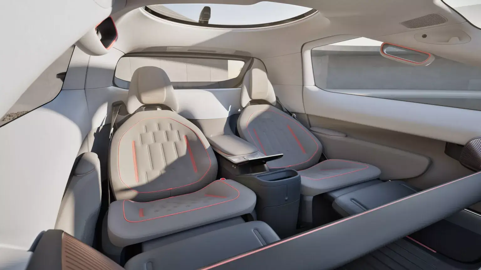 Verne robô táxi interior