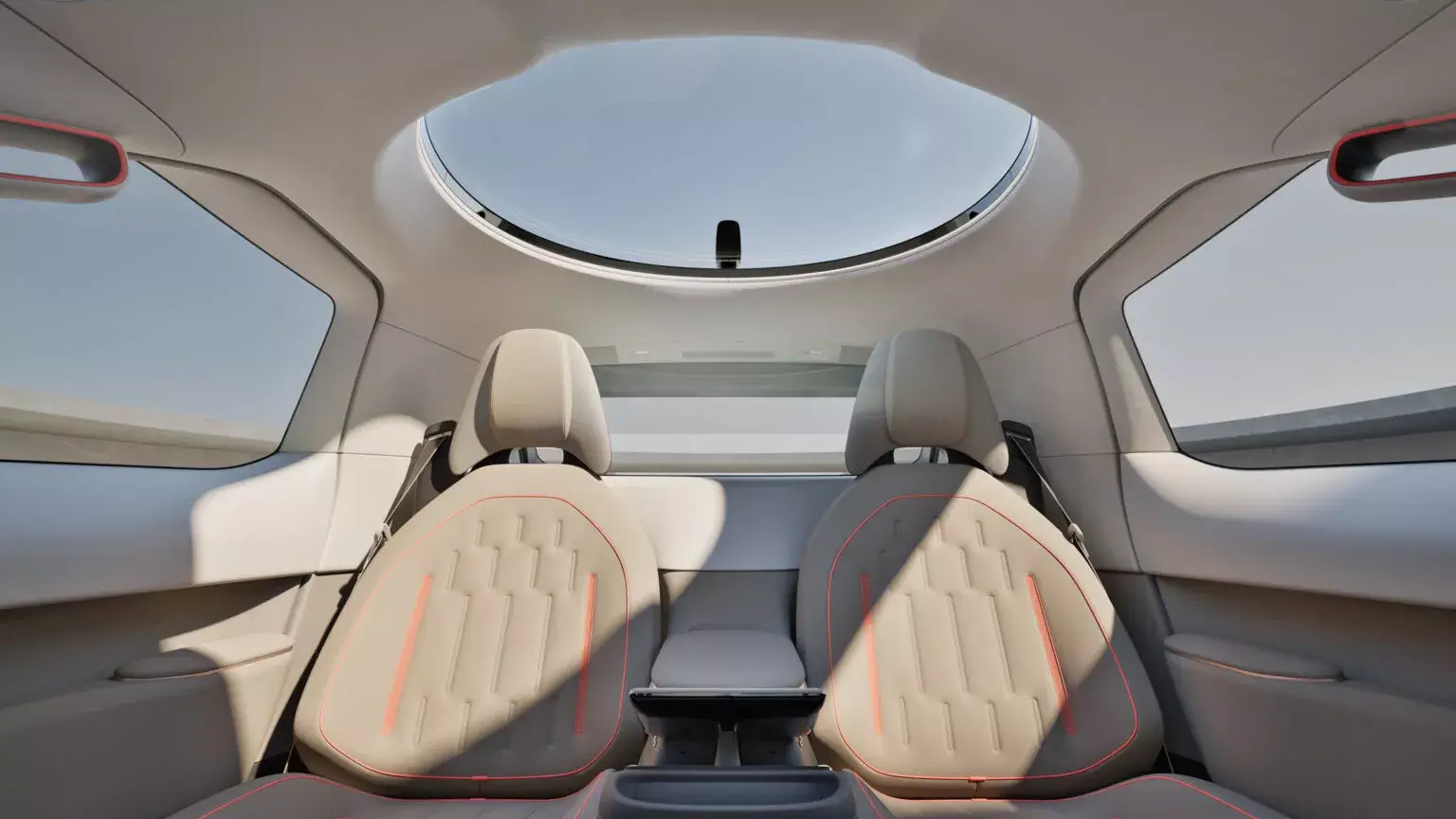 Verne robô táxi interior