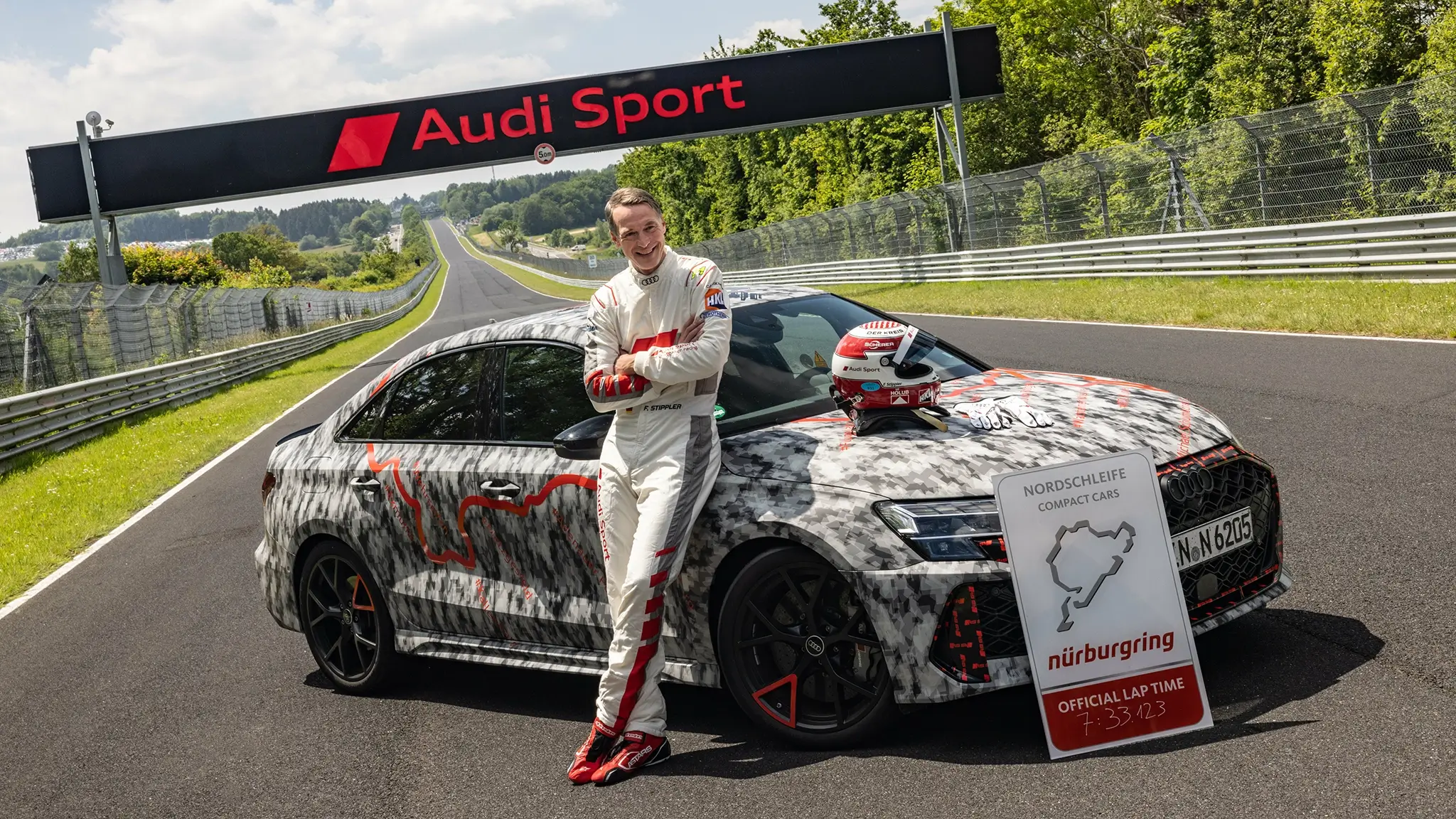 Audi RS 3 com Frank Stippler