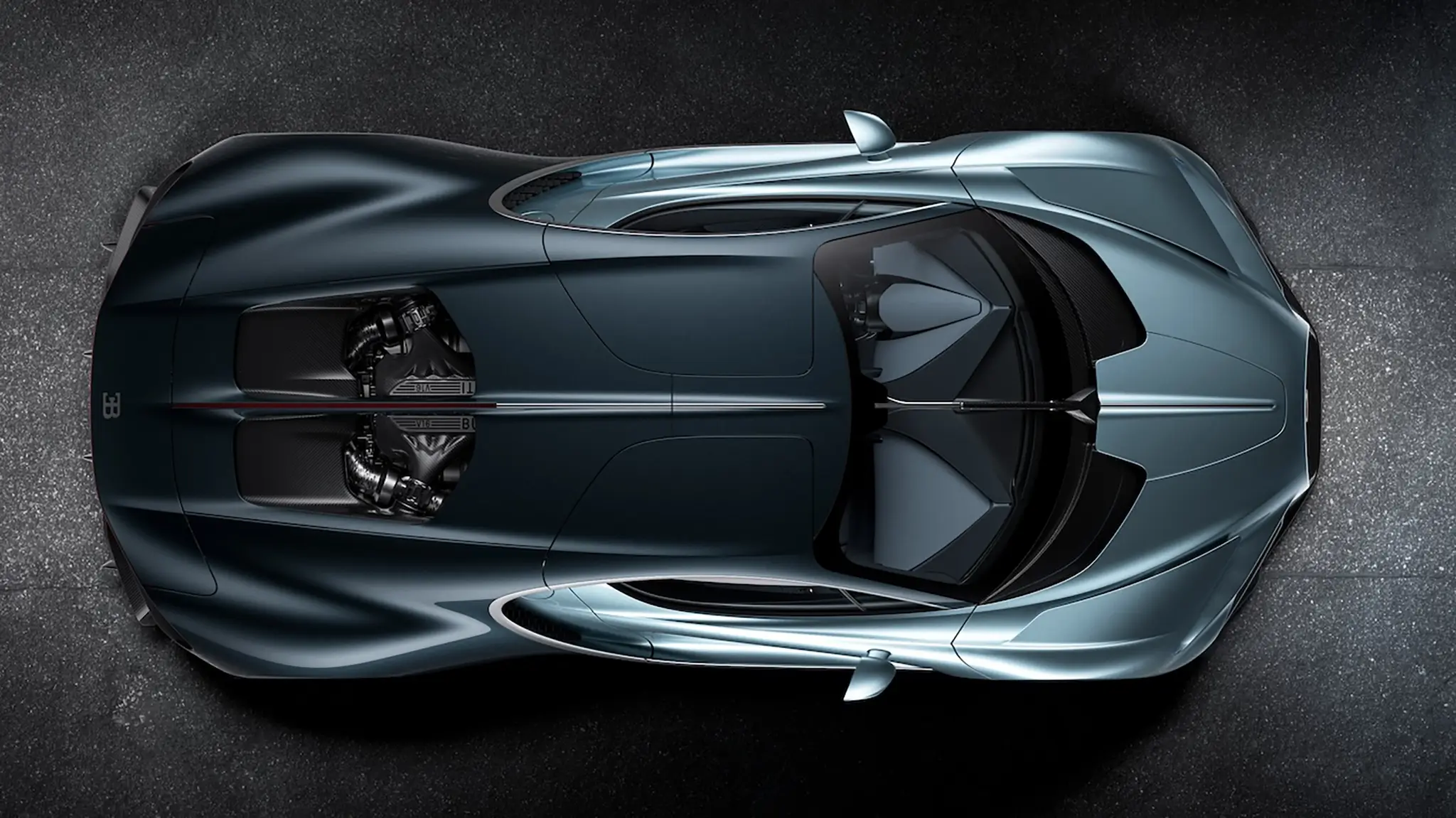 Bugatti Tourbillon - vista superior