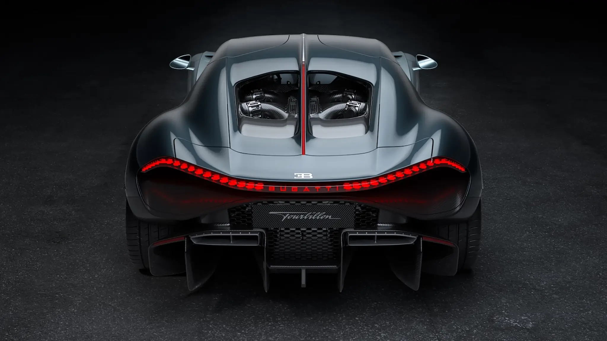 Bugatti Tourbillon - traseira