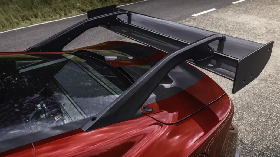 Detalhe da secção traseira do Ford Mustang GTD Pack Performance