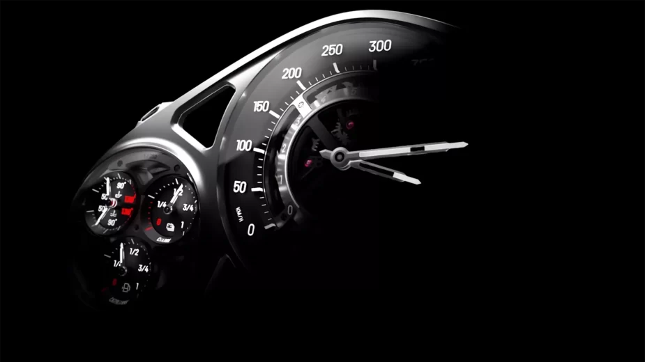 Bugatti - painel de instrumentos
