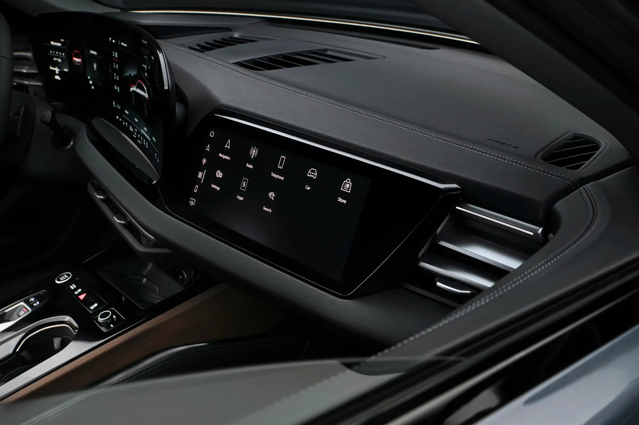 Audi A5 Avant - ecrã para o passageiro dianteiro