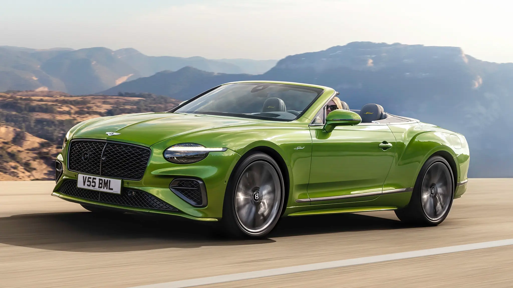 Bentley Continental GTC Speed - 3/4 de frente