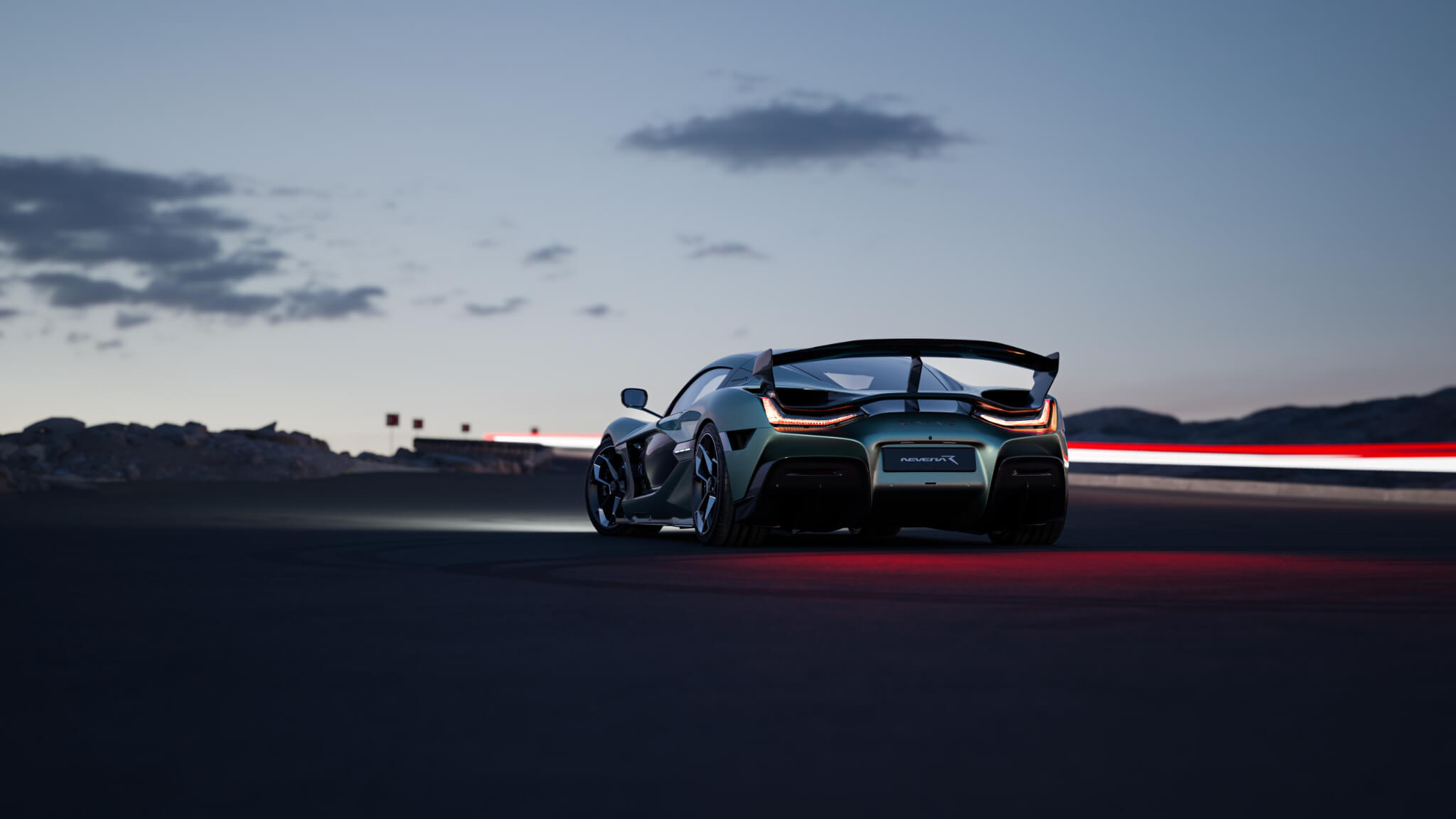 Rimac Nevera R traseira