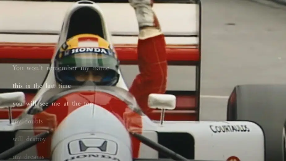 Ayrton Senna no monolugar F1