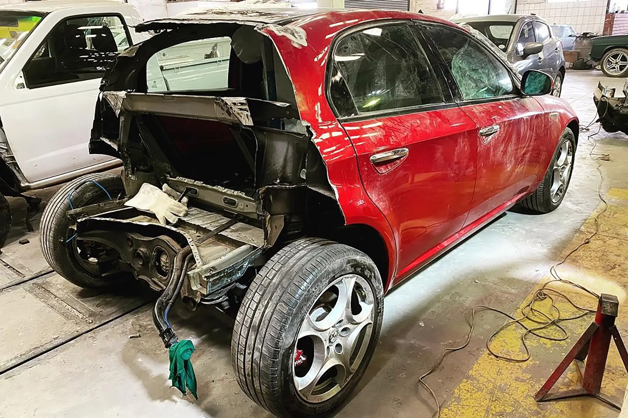 Alfa Romeo Brera 5 portas - progresso da construção