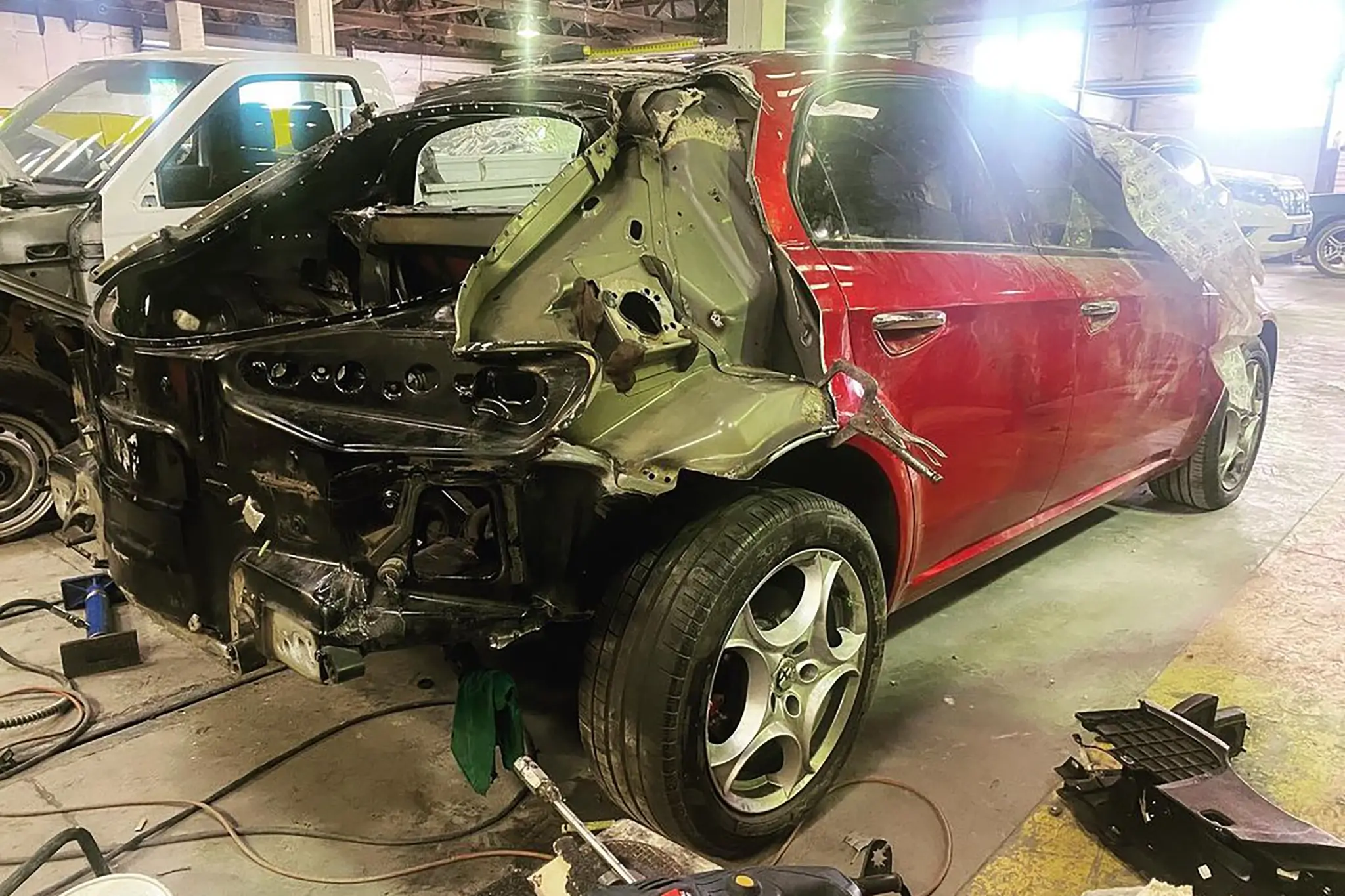 Alfa Romeo Brera 5 portas - progresso da construção