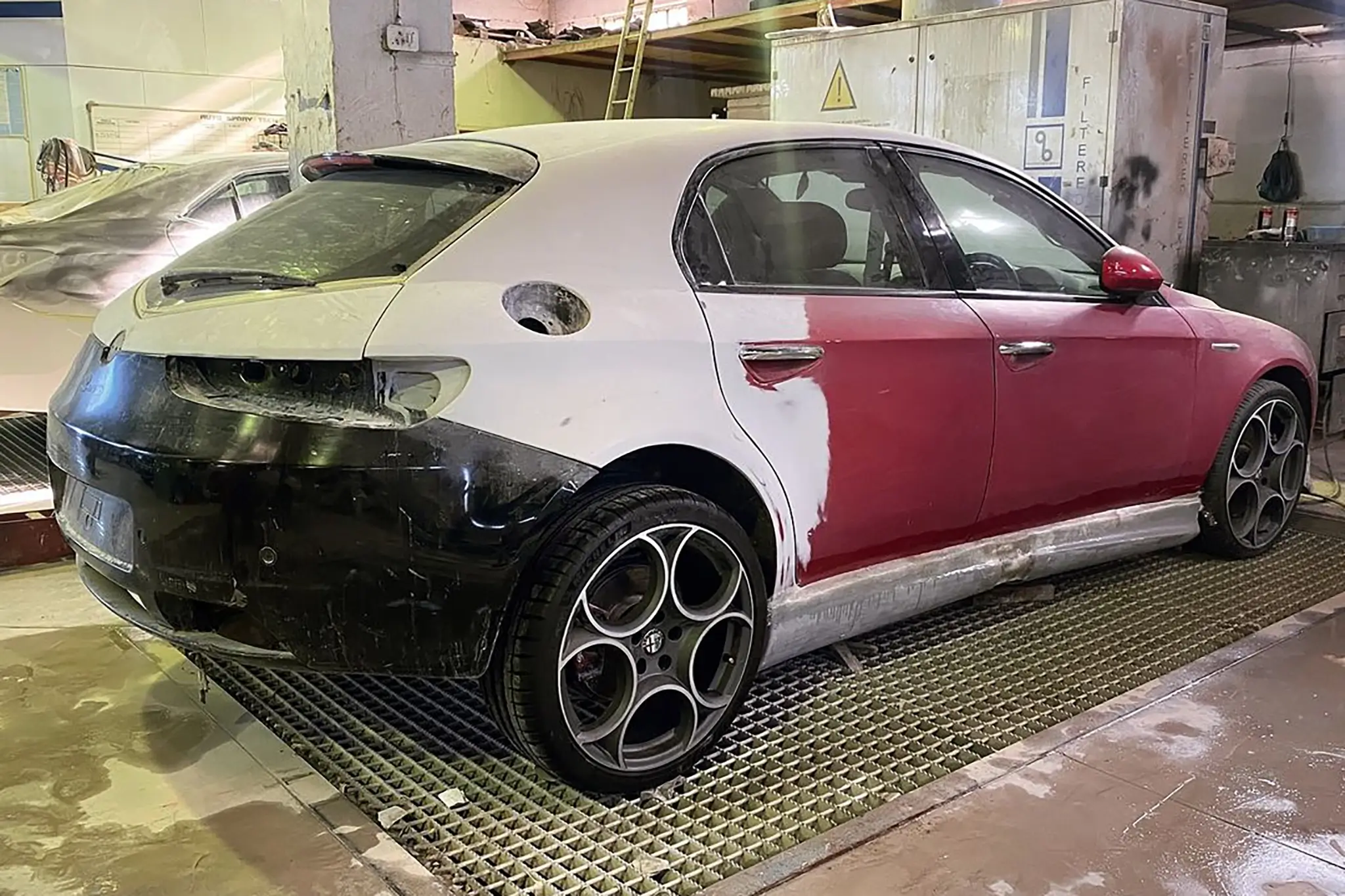 Alfa Romeo Brera 5 portas - progresso da construção