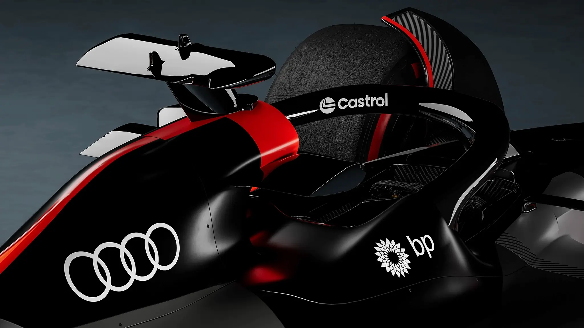 Monolugar de F1 da Audi - detalhe