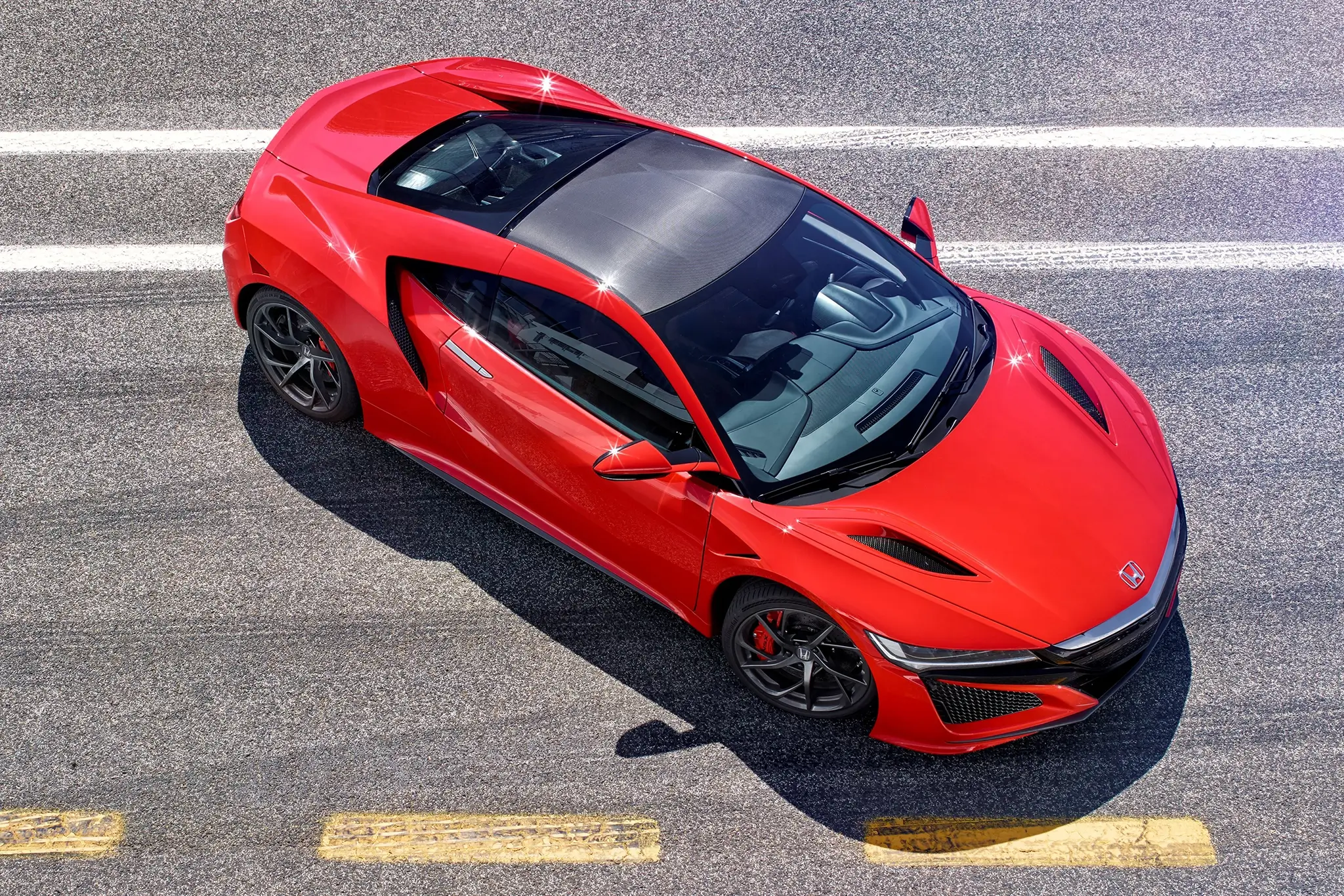 Honda NSX - vista superior