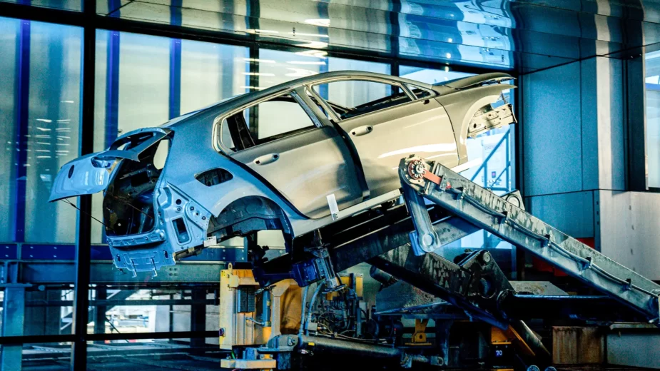 linha de produção do Volkswagen Golf