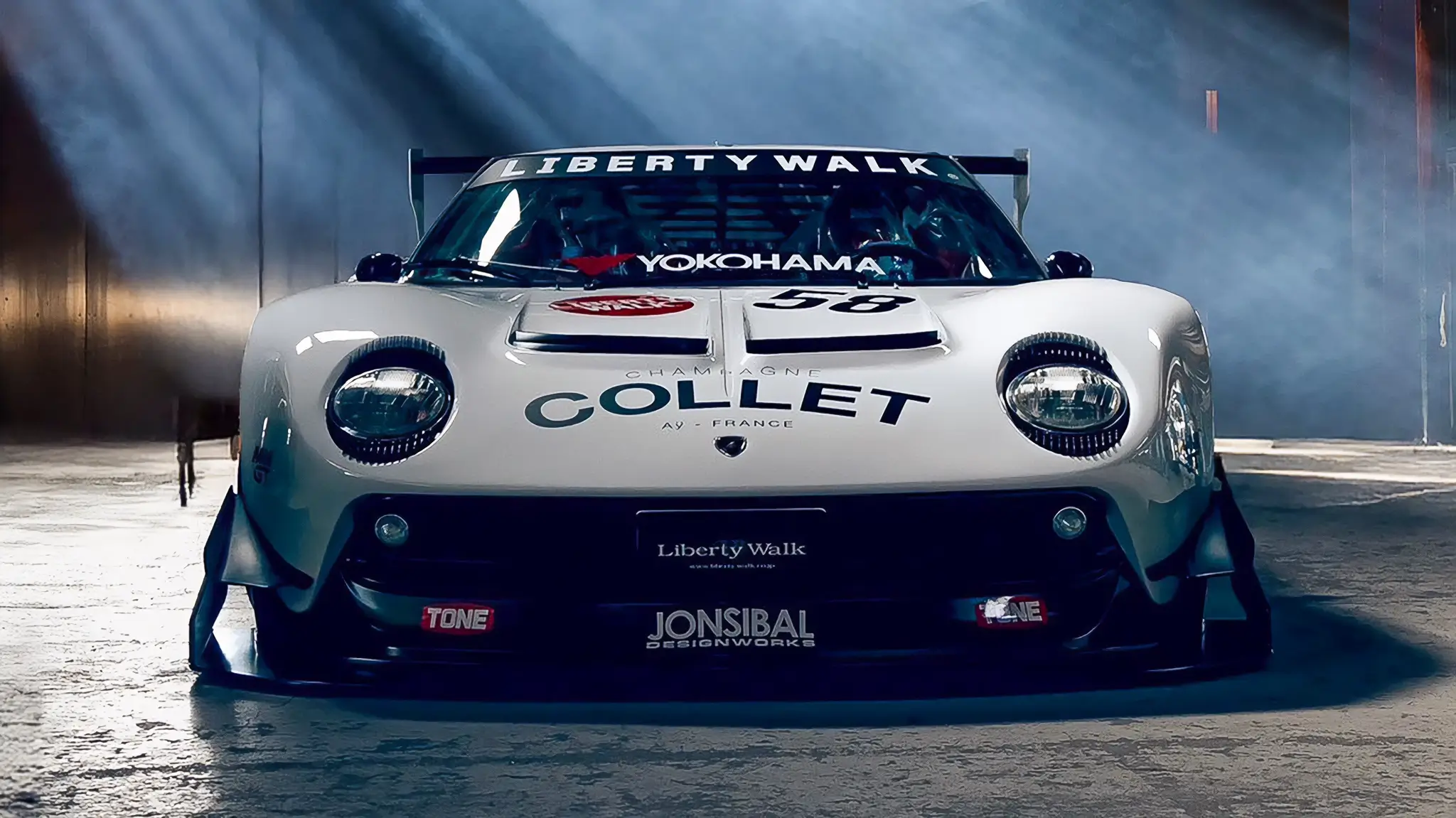 Liberty Walk Lamborghini Miura Is an Extreme Makeover