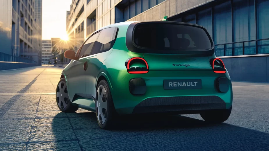 Renault Twingo E-Tech Electric Prototype - 3/4 de traseira