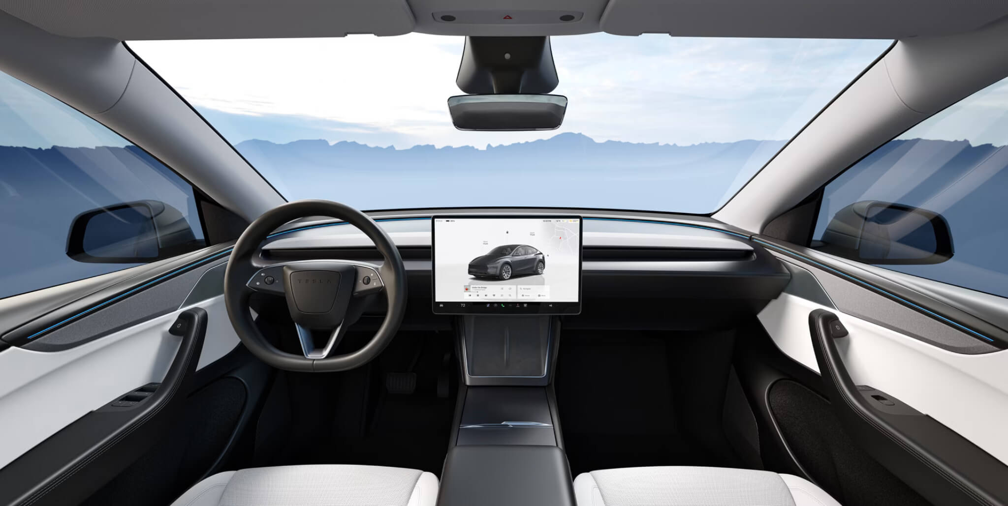 Model Y 2025 habitáculo