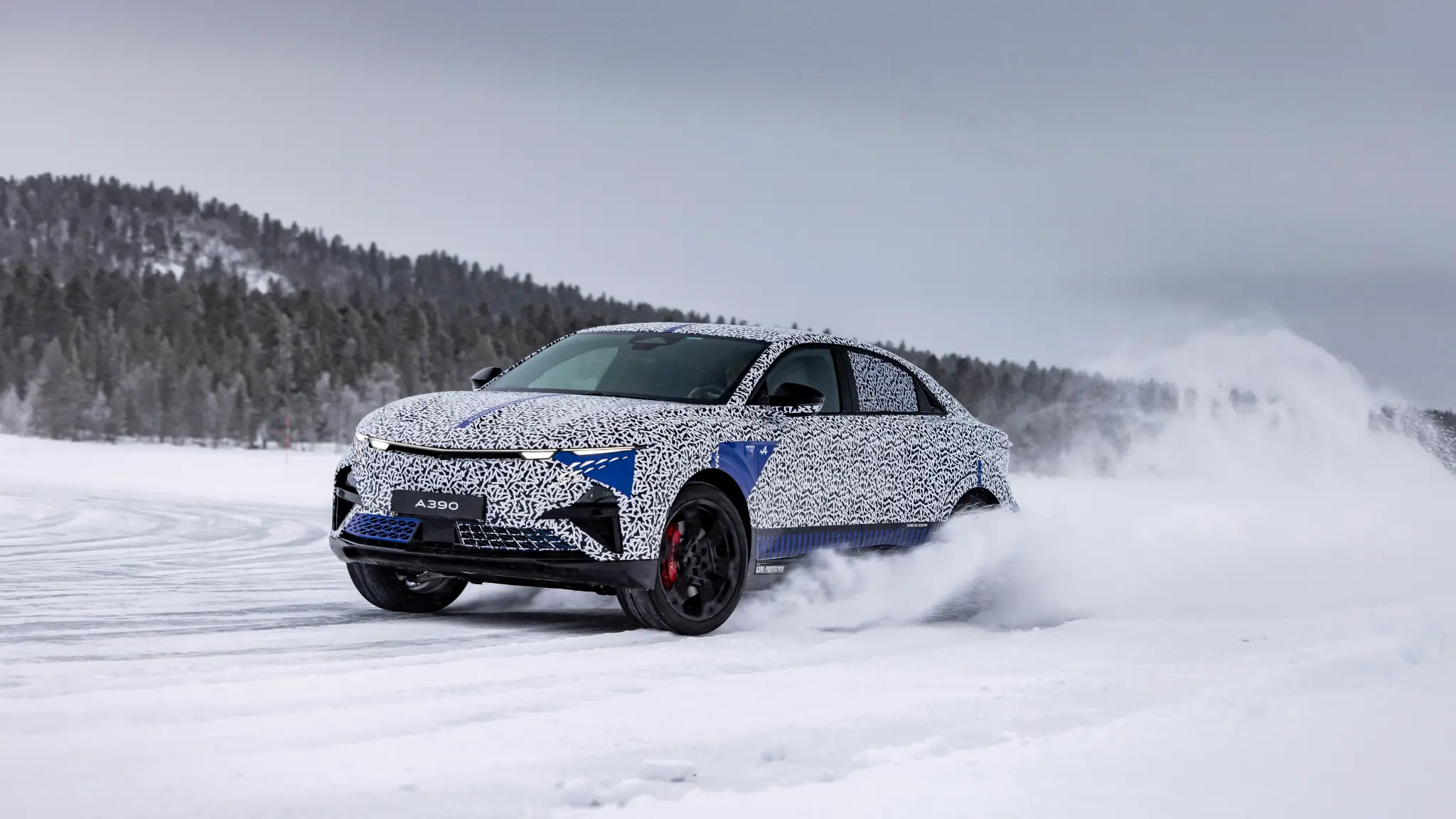 Alpine A390 dianteira