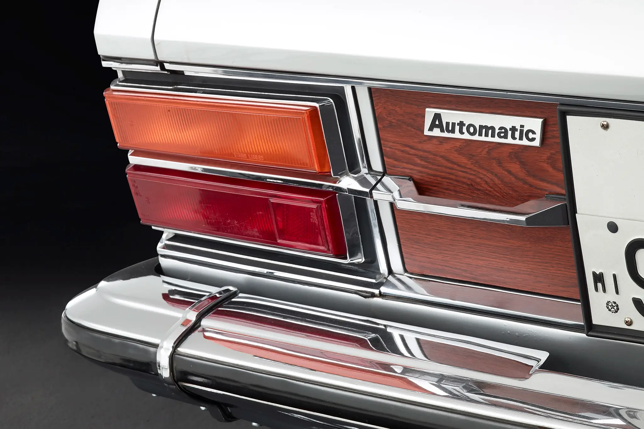 Fiat 130 Familiare - detalhe da secção traseira