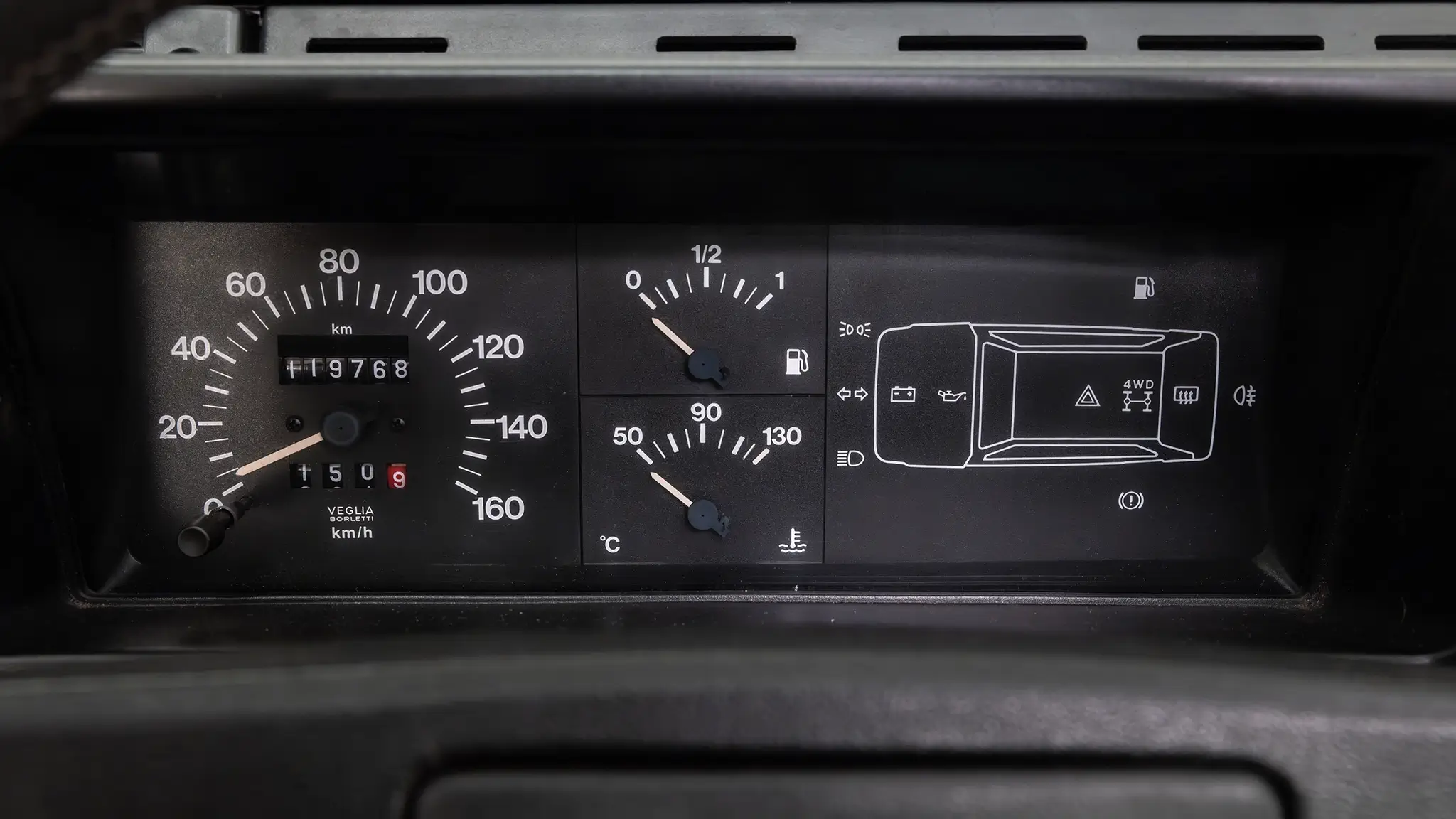 Fiat Panda 4x4 1986 Gianni Agnelli - instrumentação