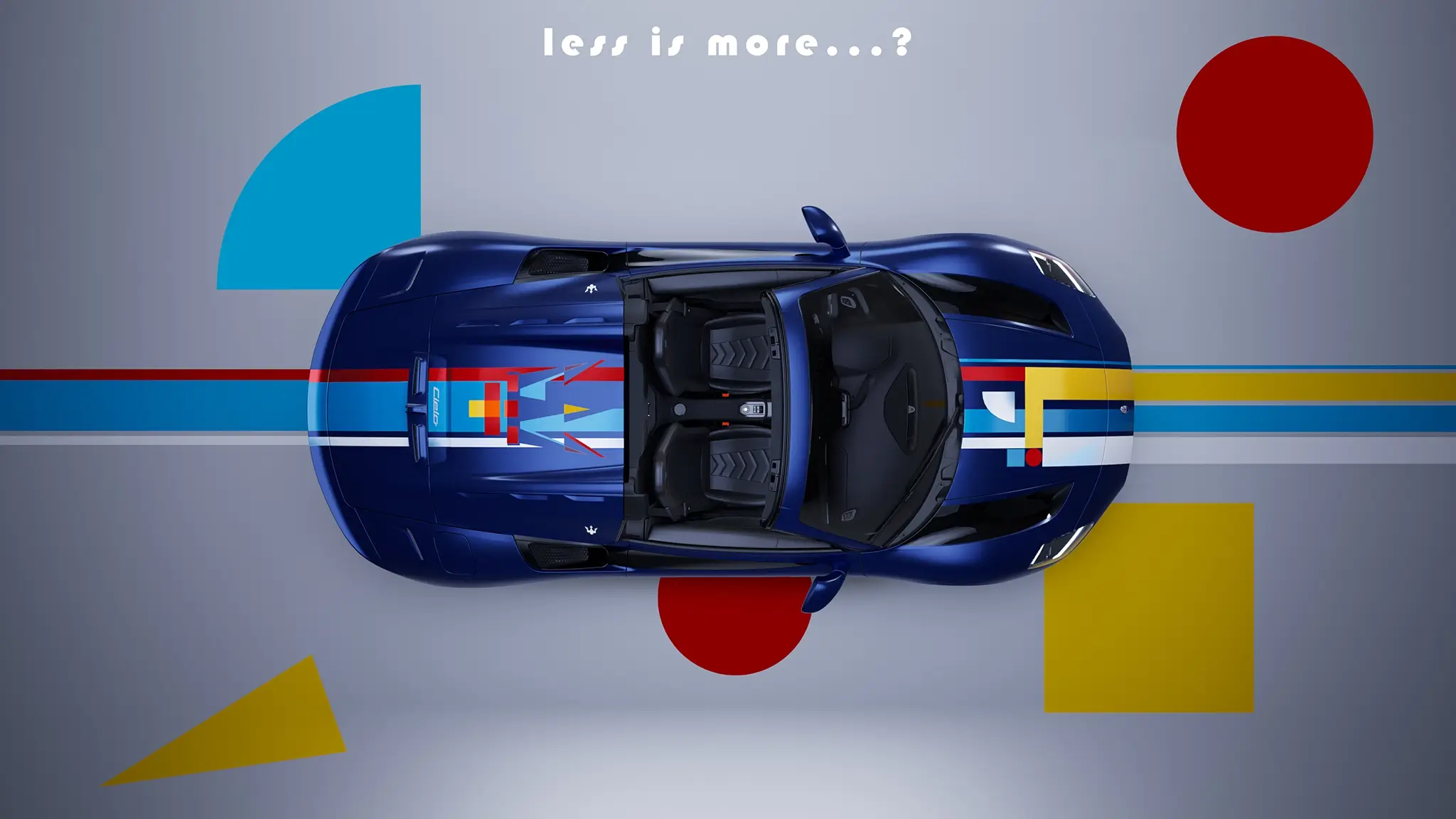 Maserati MC20 Cielo "Less is more…?" - vista superior