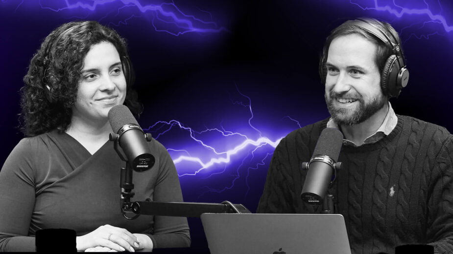 Daniela Simões, co-fundadora e CEO da Miio, com miguel dias no auto rádio