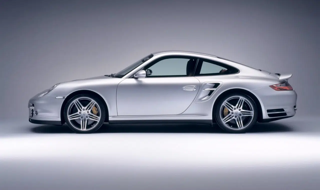 Porsche 911 turbo geração 997 lateral