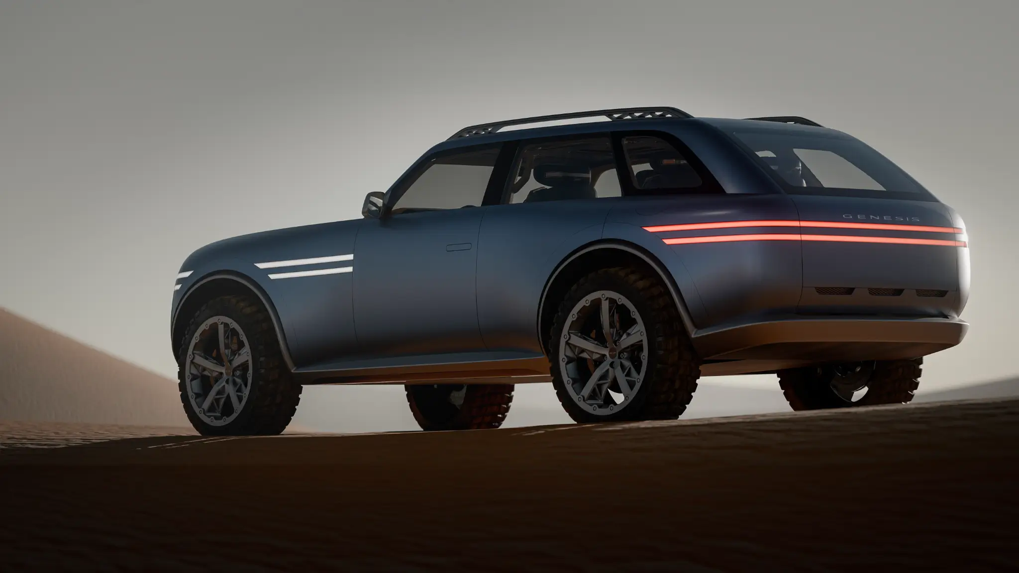 Genesis X Grand Equator Concept traseira 3/4