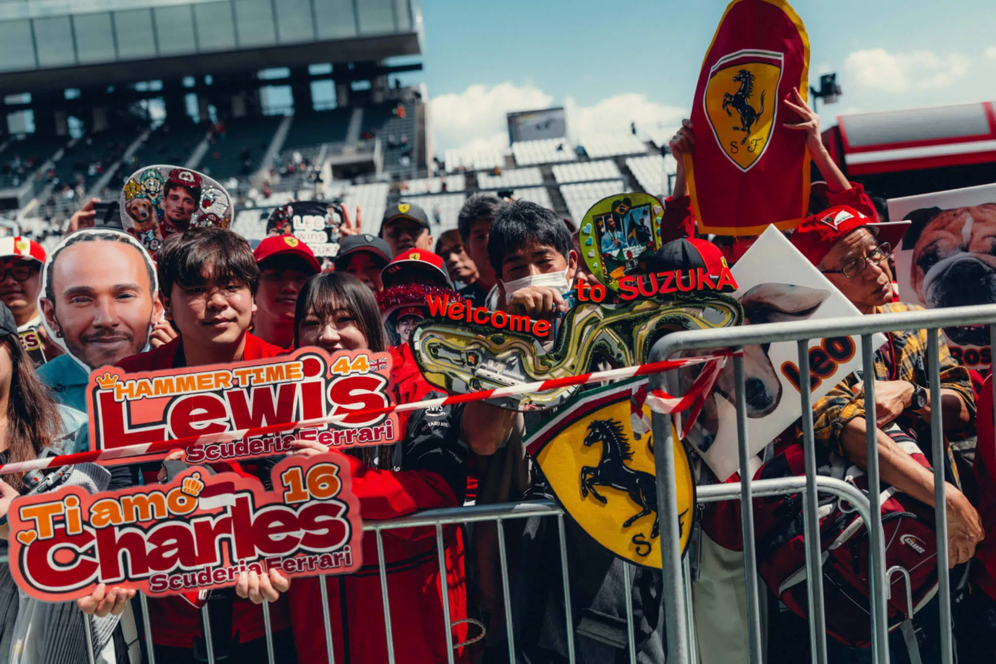 Ferrari adeptos GP Japão 2025