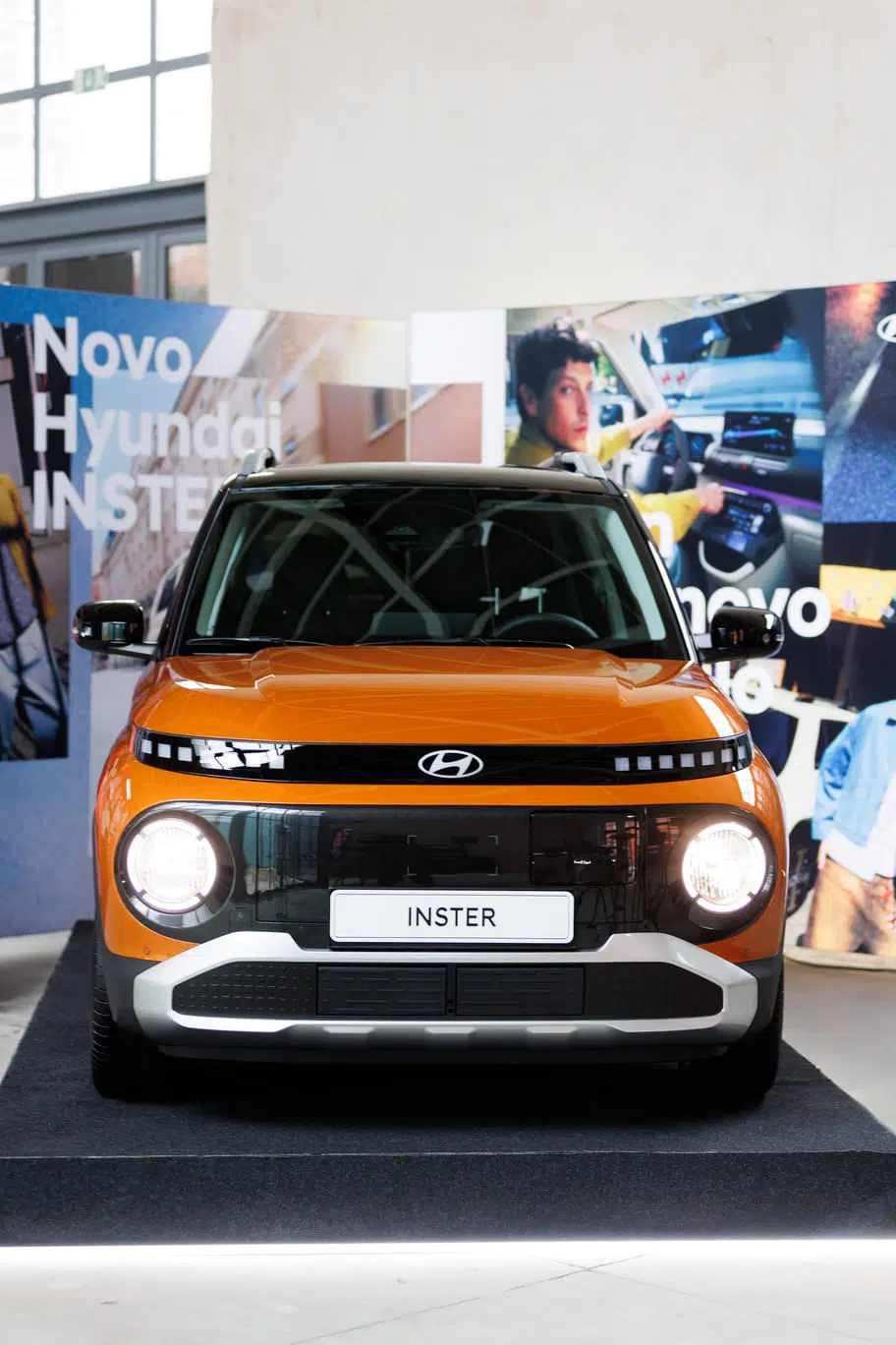 Hyundai Inster na apresentação nacional, frente