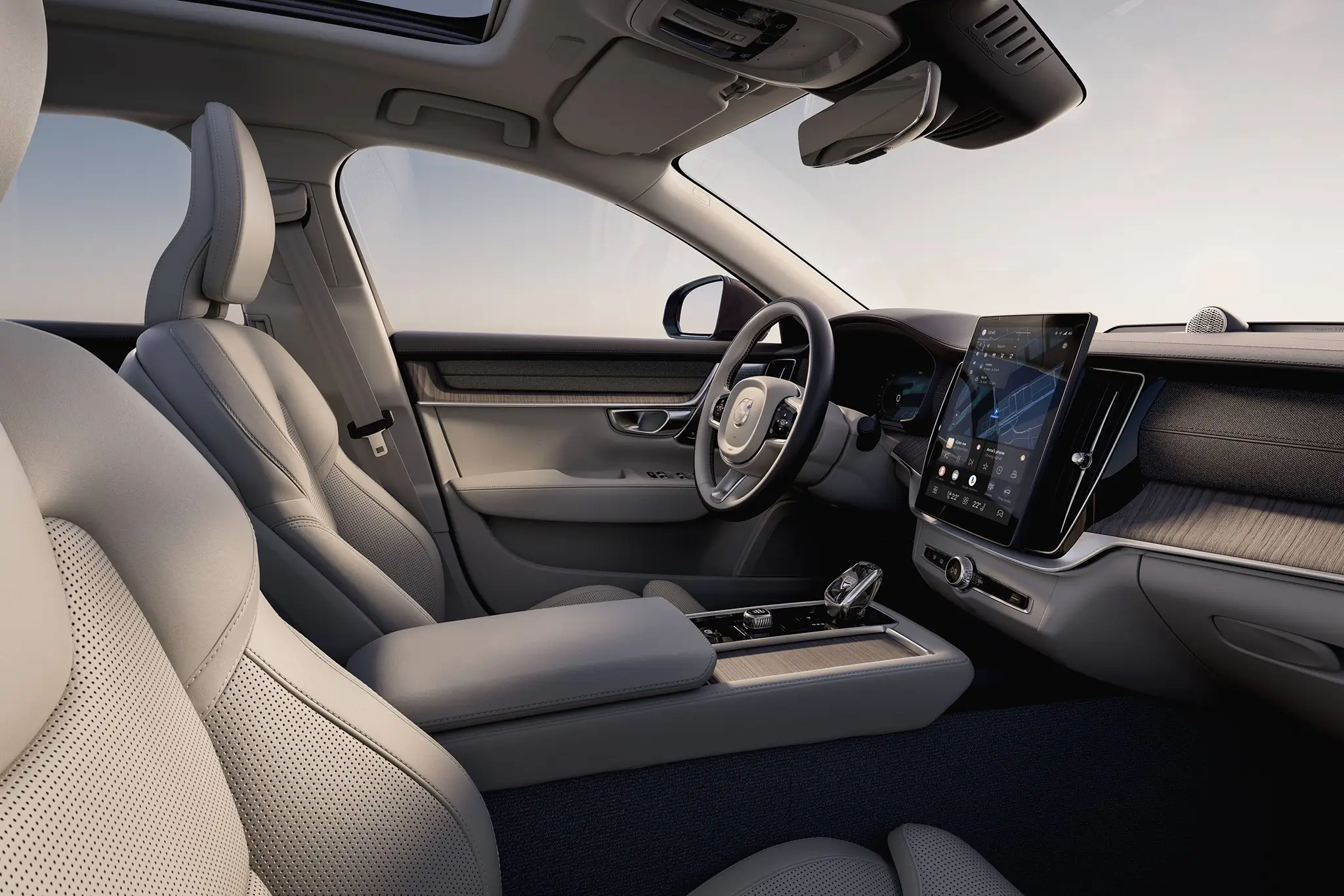 Volvo S90 2025 - assentos dianteiros