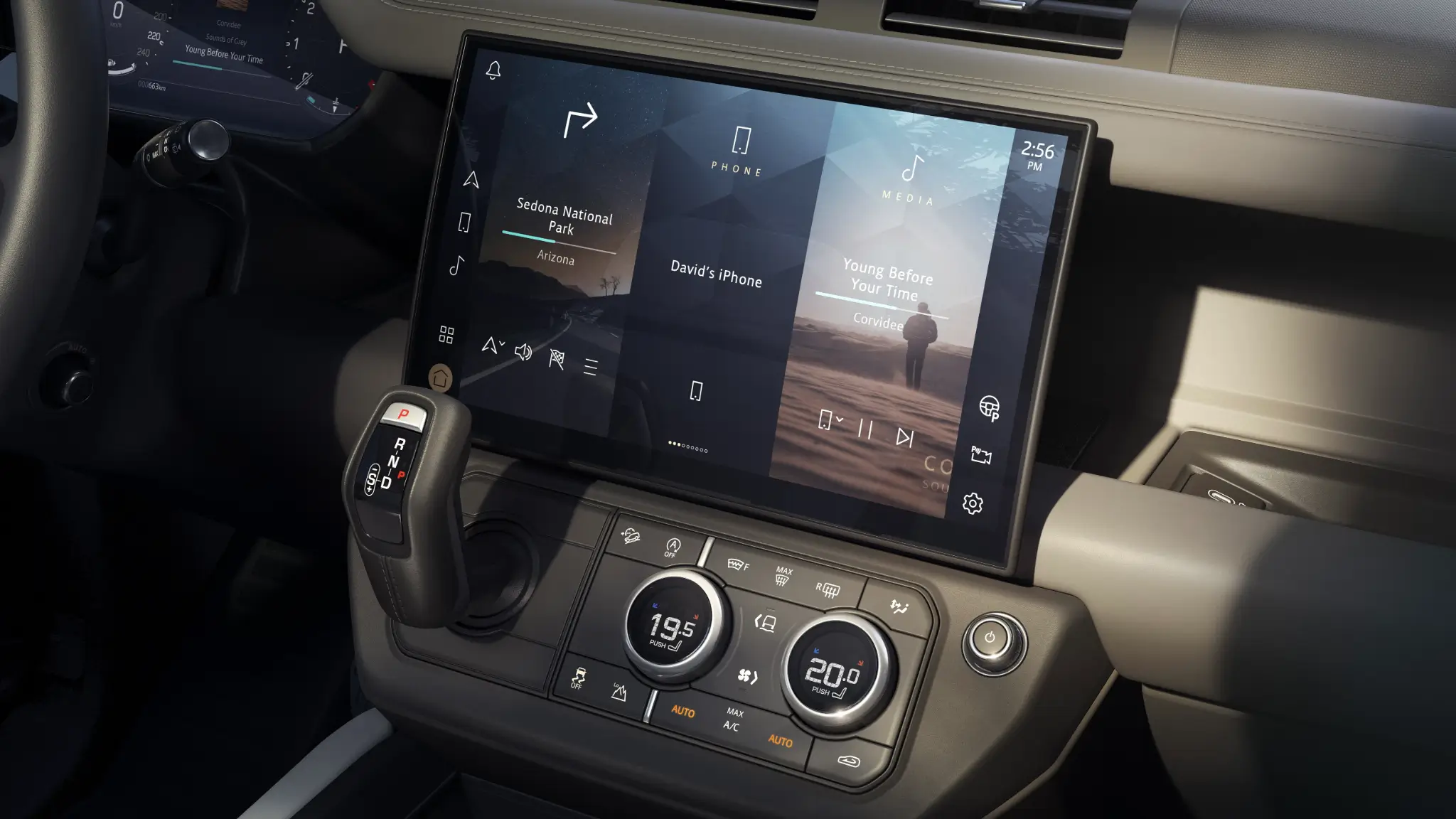 Defender interior