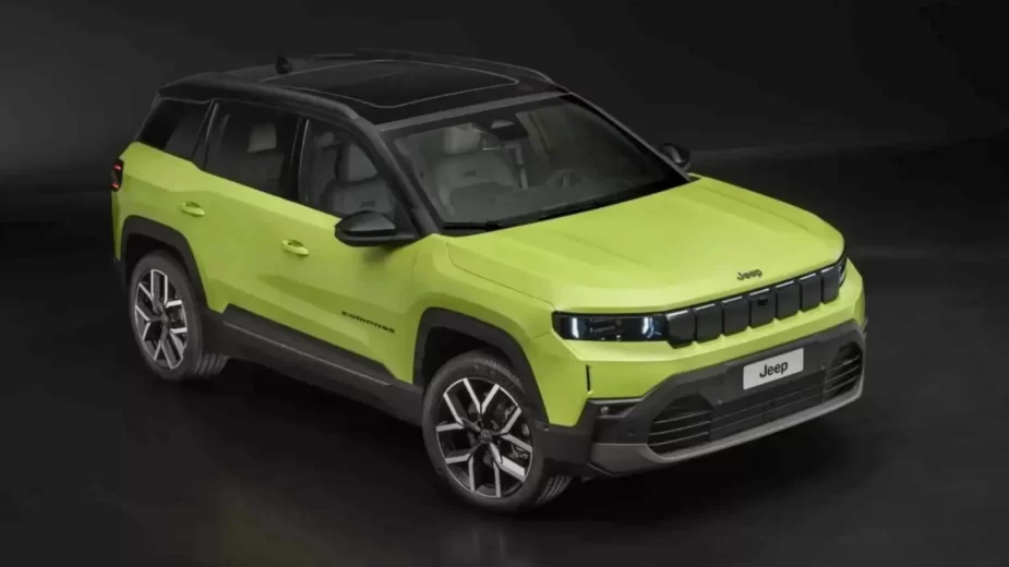 futura geração Jeep Compass dianteira 3/4