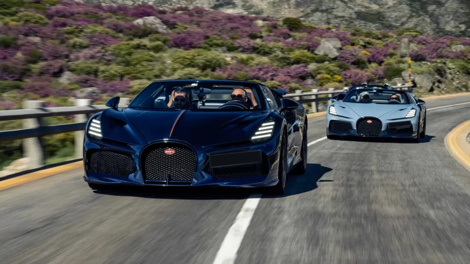 Bugatti Mistral na Serra da Estrela