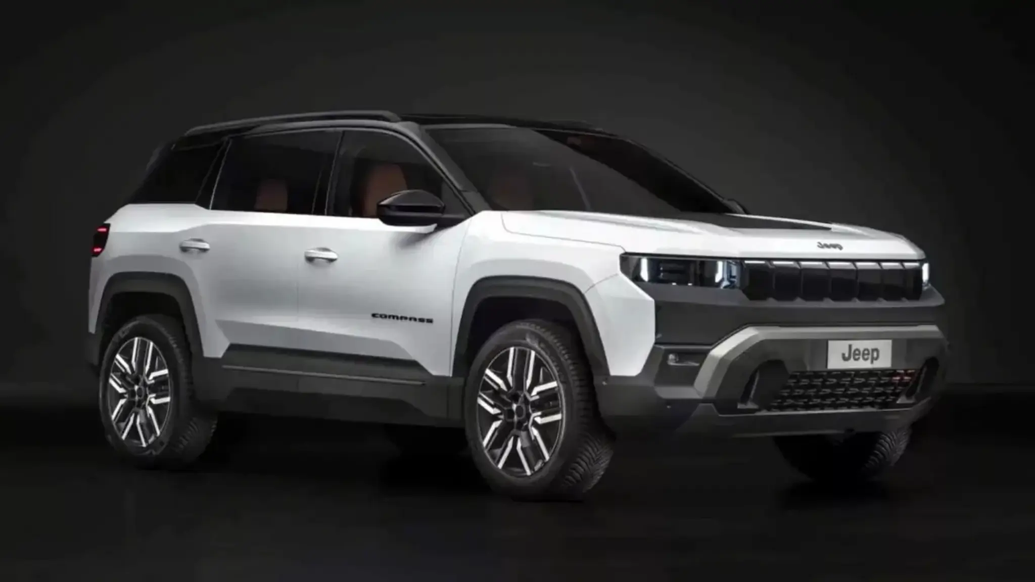 futura geração Jeep Compass dianteira 3/4