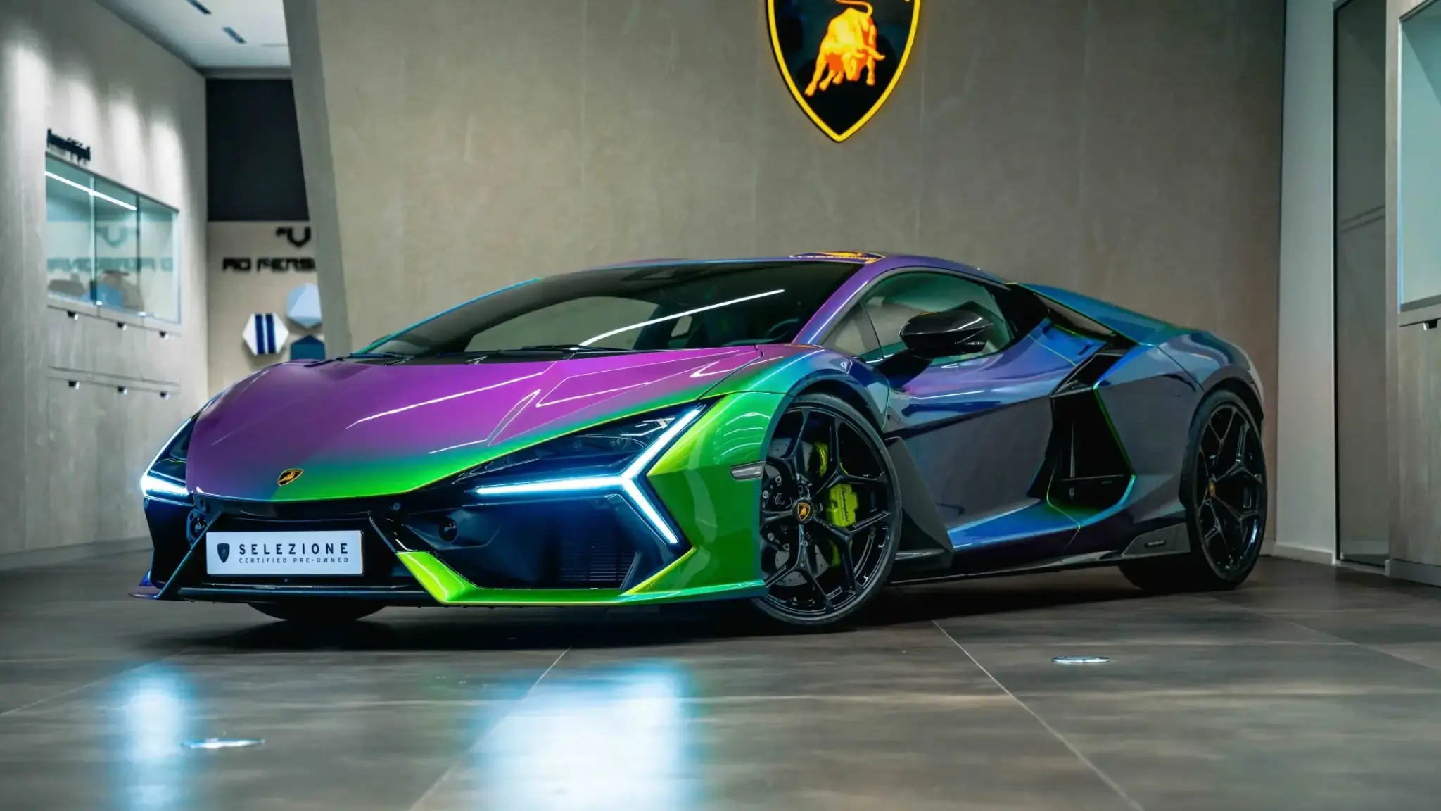 Lamborghini Revuelto dianteira 3/4