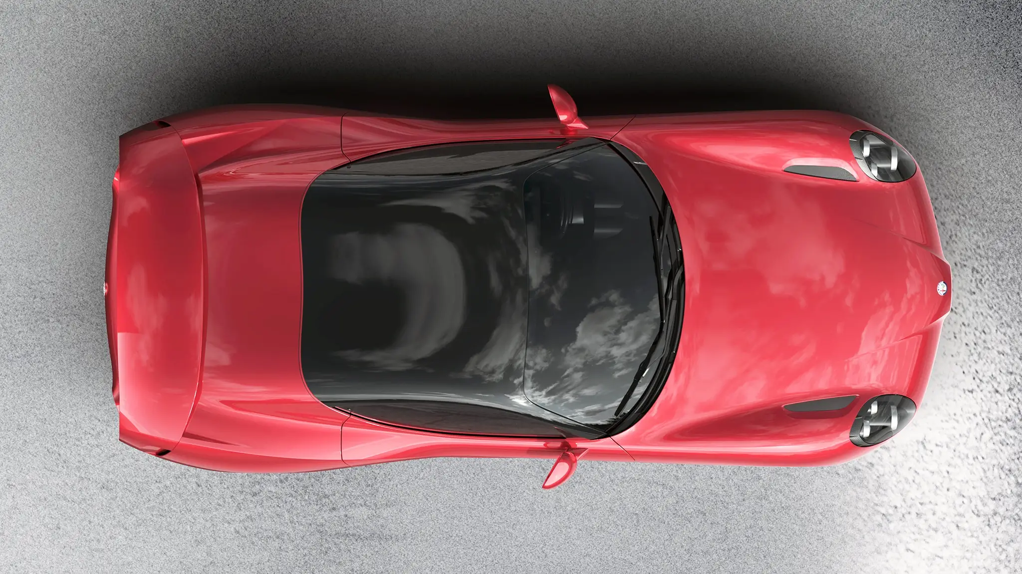 Alfa Romeo 8C DoppiaCoda Zagato - vista superior