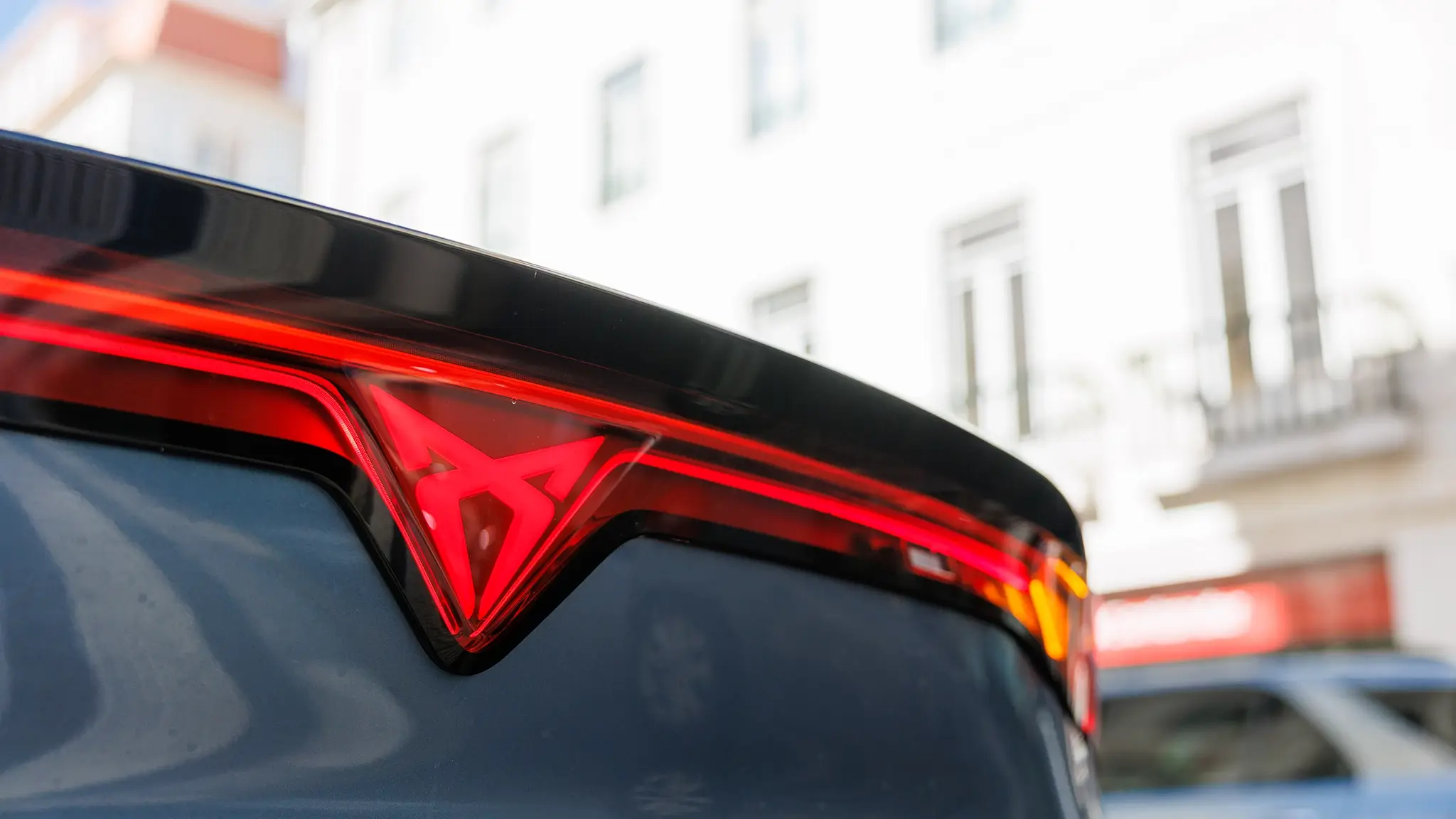 Cupra Tavascan Lisboa-Madrid - detalhe da traseira