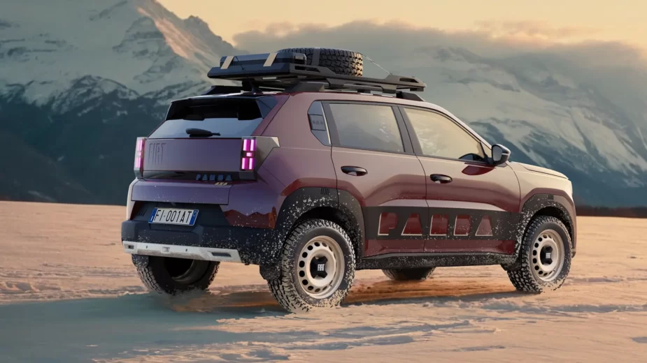 Fiat Grande Panda 4x4 Concept - 3/4 de traseira