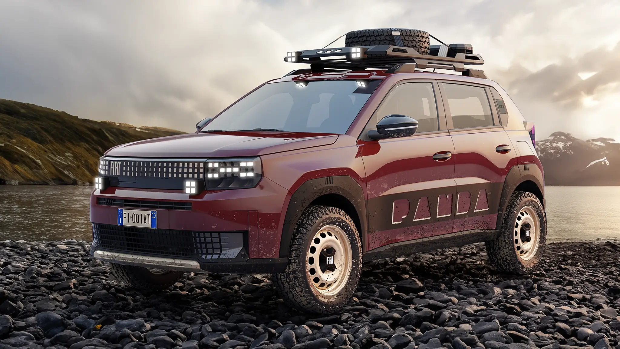 Fiat Grande Panda 4x4 Concept - 3/4 de frente