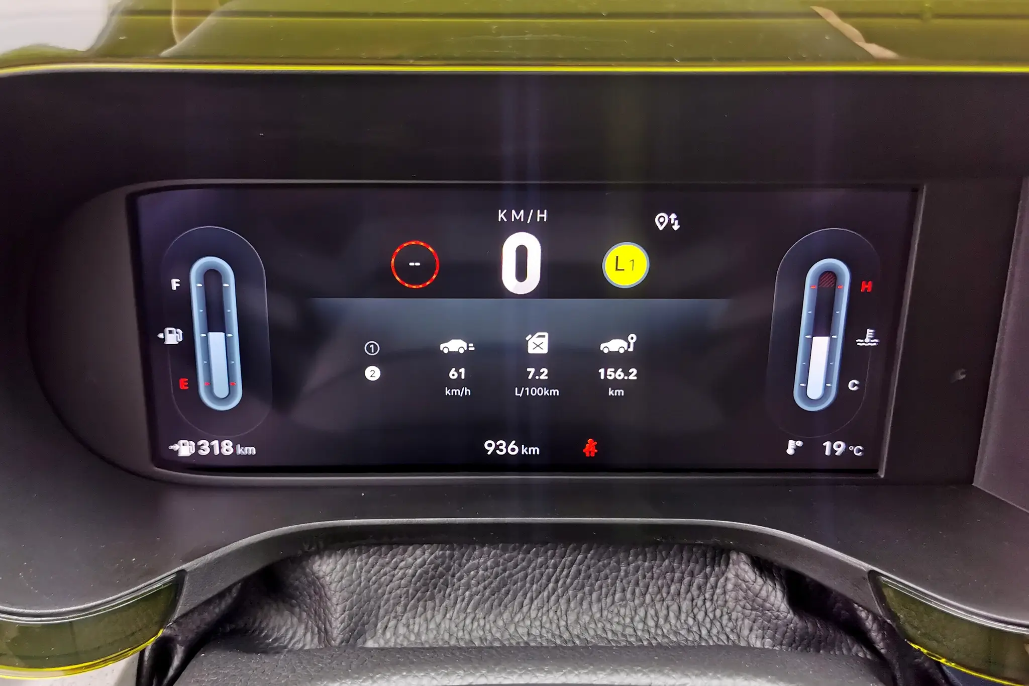 Fiat Grande Panda Hybrid - painel de instrumentos