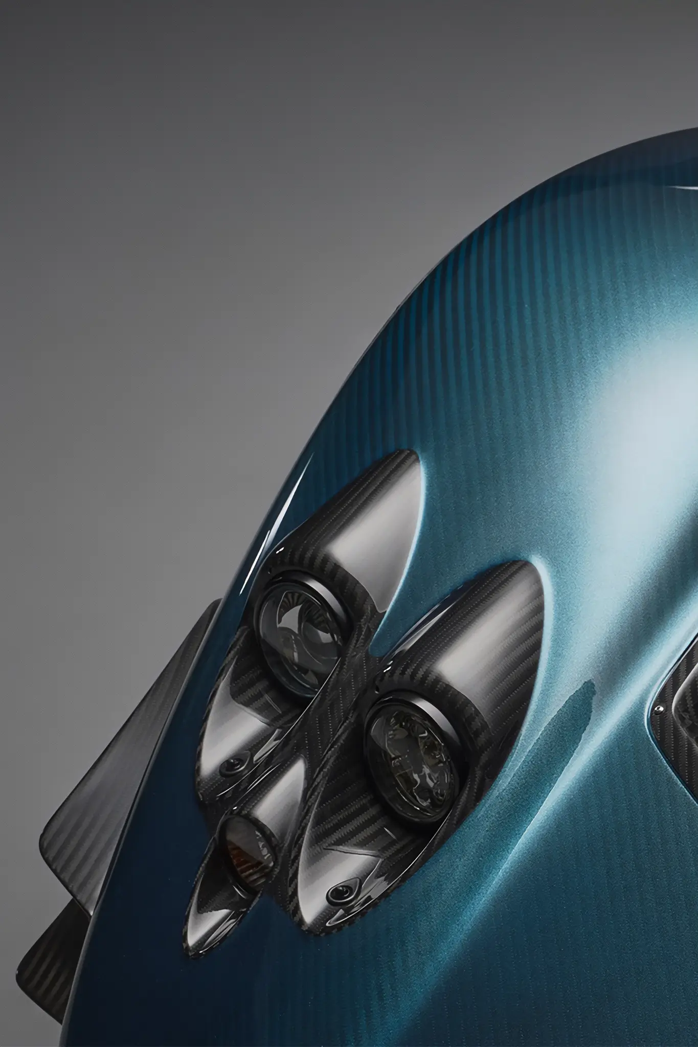 Pagani Zonda Unico - detalhe dos grupos óticos