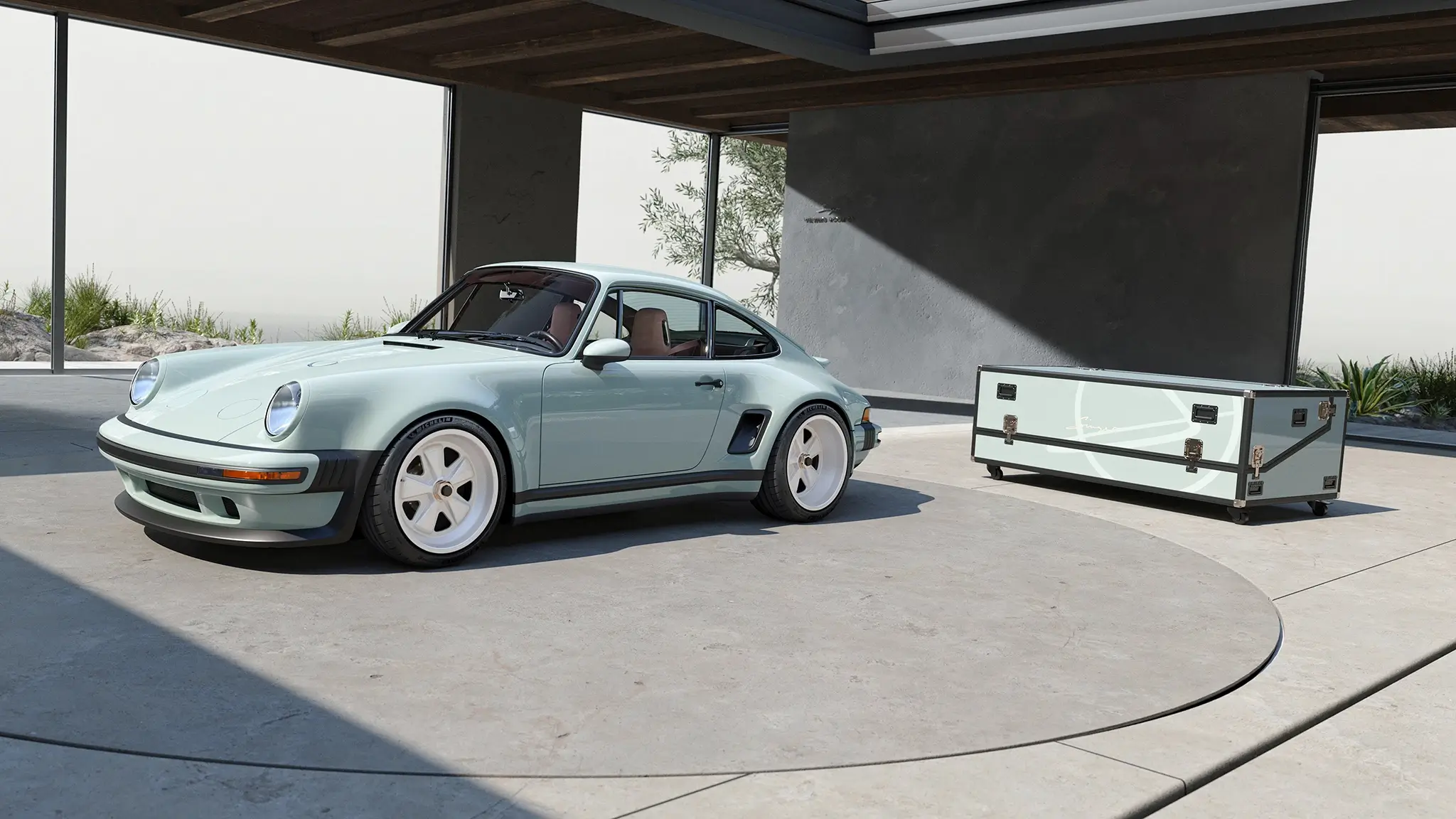 Porsche 911 Carrera Coupe Reimagined by Singer - com apêndices aerodinâmicos adicionais